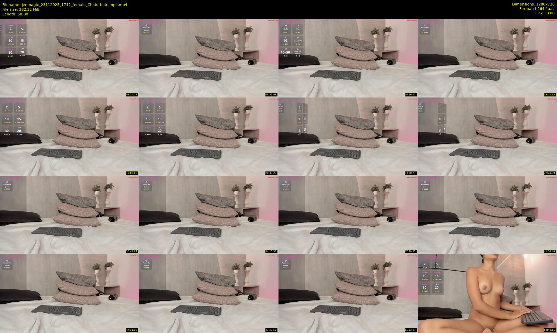 jenmagic — 58 minute Chaturbate female cam show recording, 720p, Nov 23, 2025