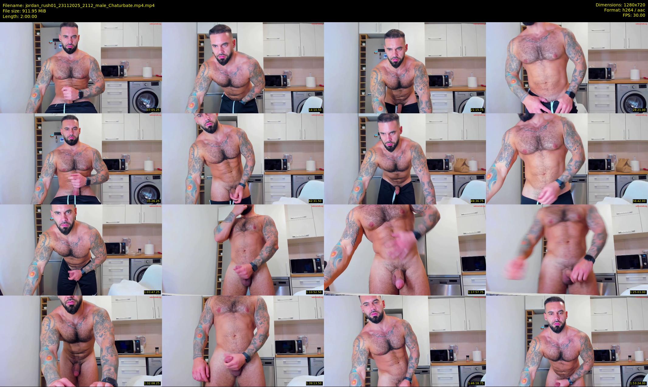 jordan_rush01 — 120 minute Chaturbate male cam show recording, 720p, Nov 23, 2025