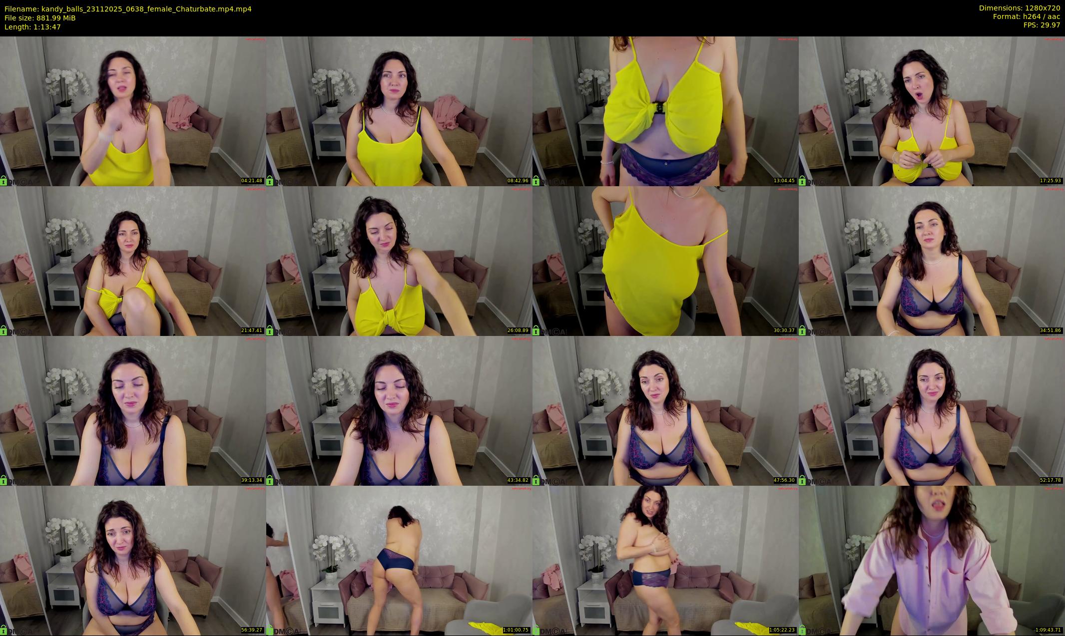 kandy_balls — 74 minute Chaturbate female cam show recording, 720p, Nov 23, 2025