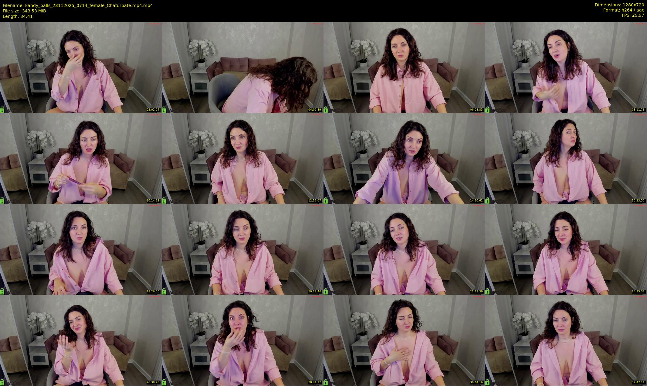 kandy_balls — 35 minute Chaturbate female cam show recording, 720p, Nov 23, 2025