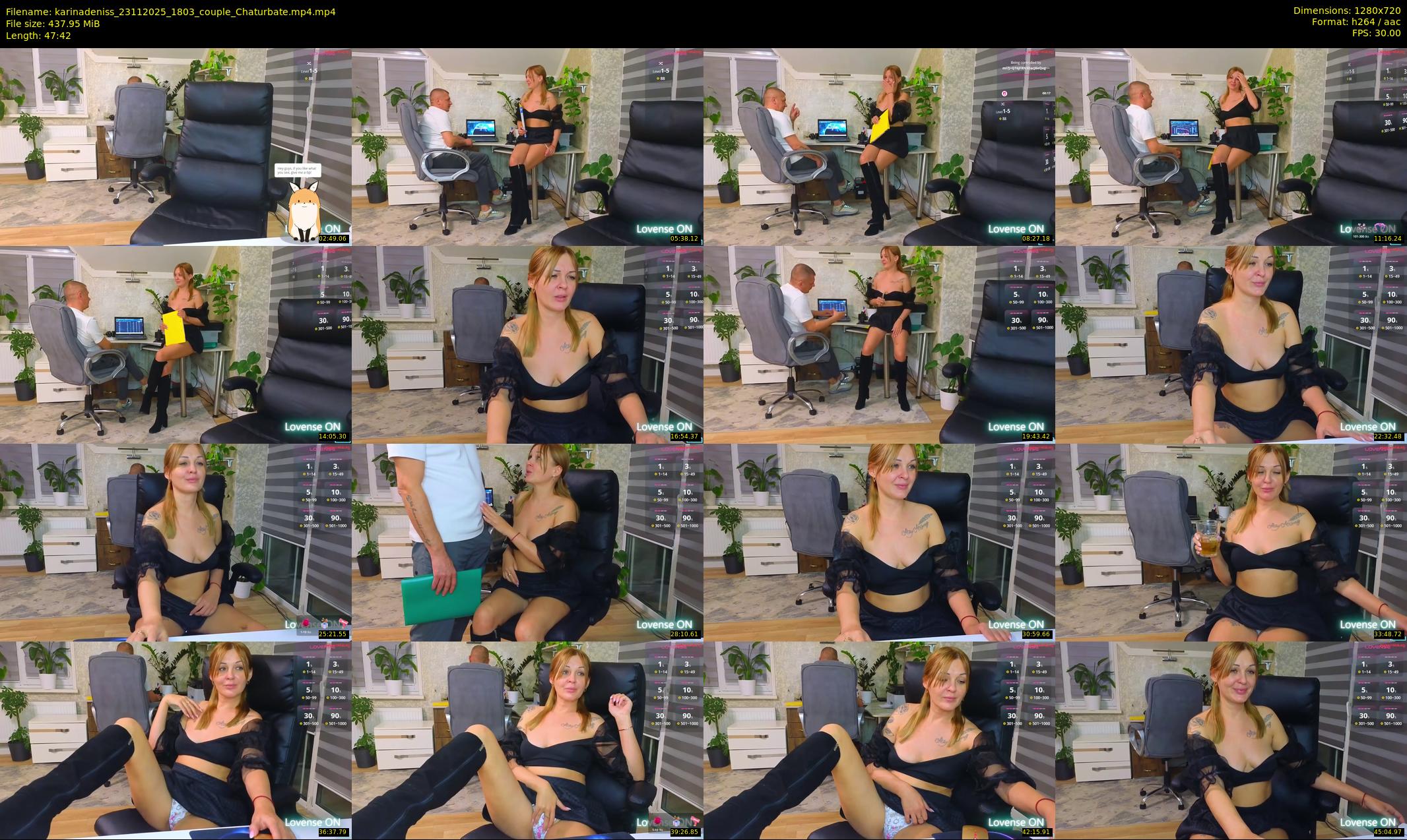 karinadeniss — 48 minute Chaturbate couple cam show recording, 720p, Nov 23, 2025
