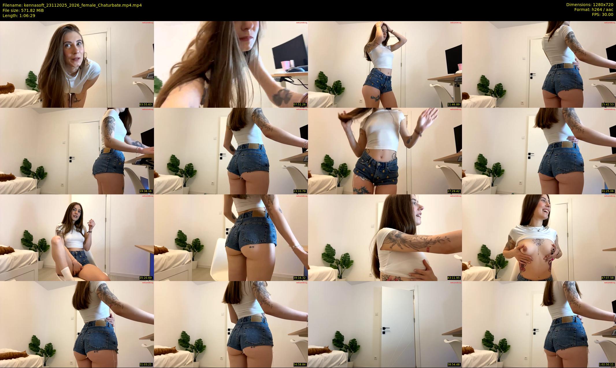 kennasoft — 67 minute Chaturbate female cam show recording, 720p, Nov 23, 2025