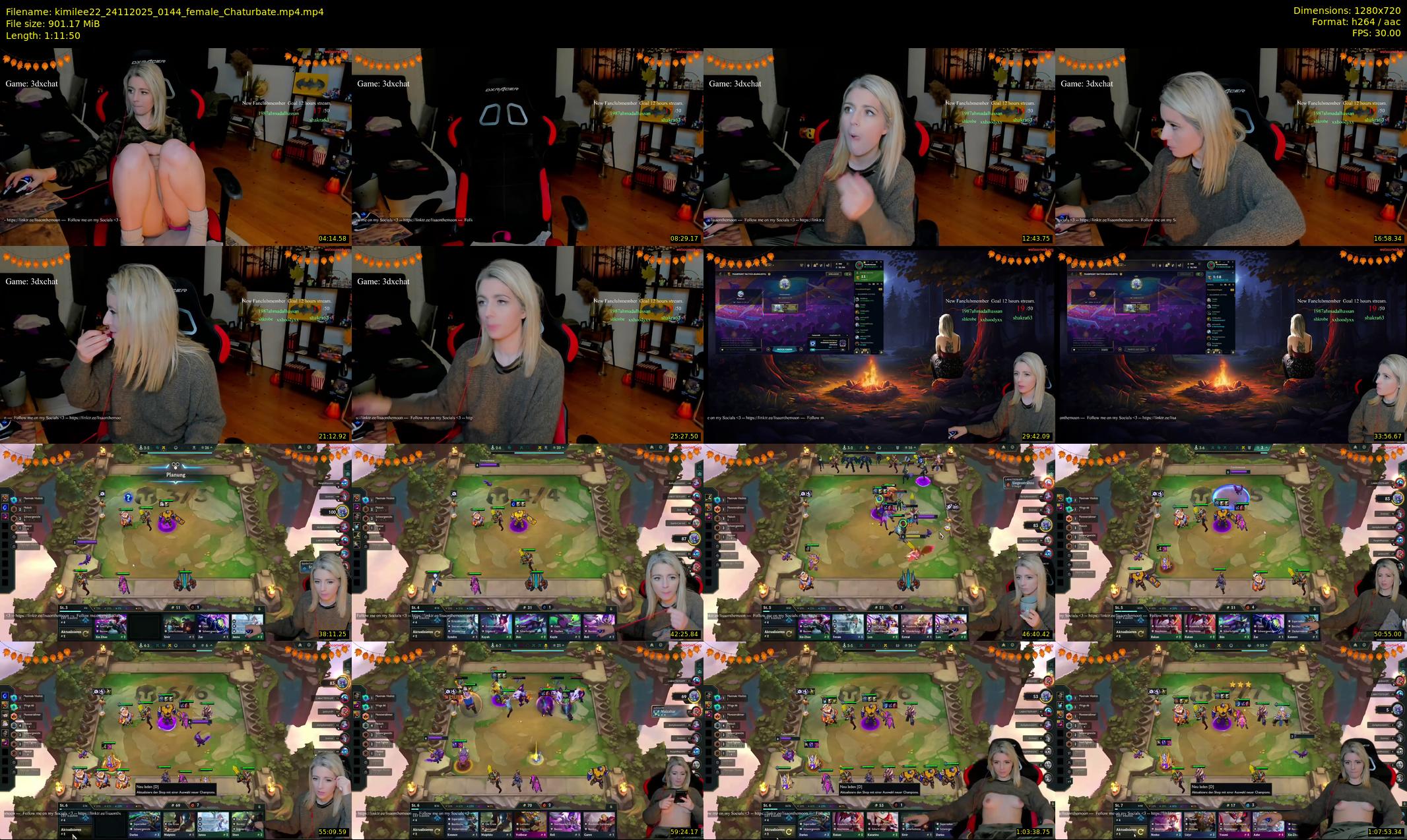kimilee22 — 72 minute Chaturbate female cam show recording, 720p, Nov 24, 2025