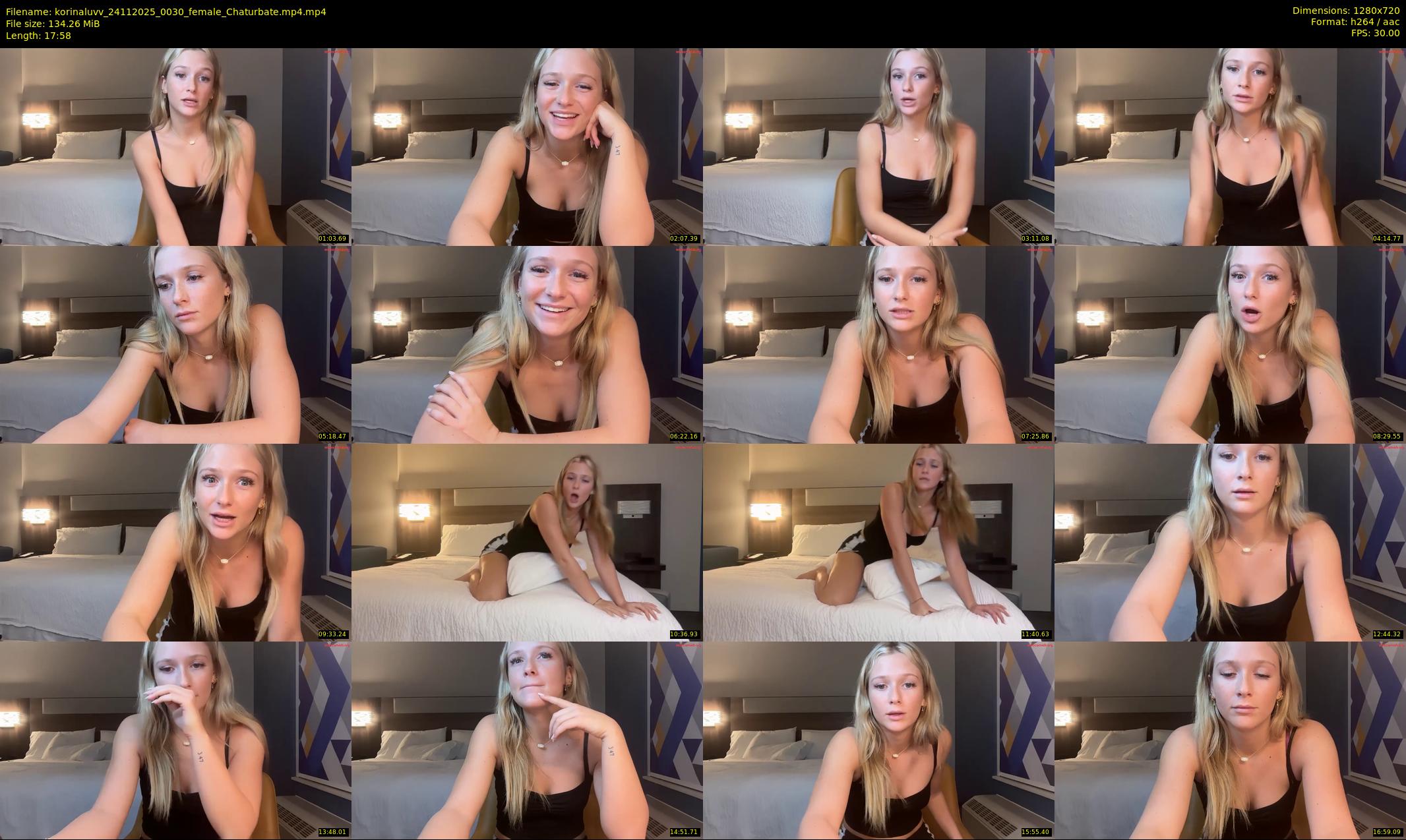 korinaluvv — 18 minute Chaturbate female cam show recording, 720p, Nov 24, 2025