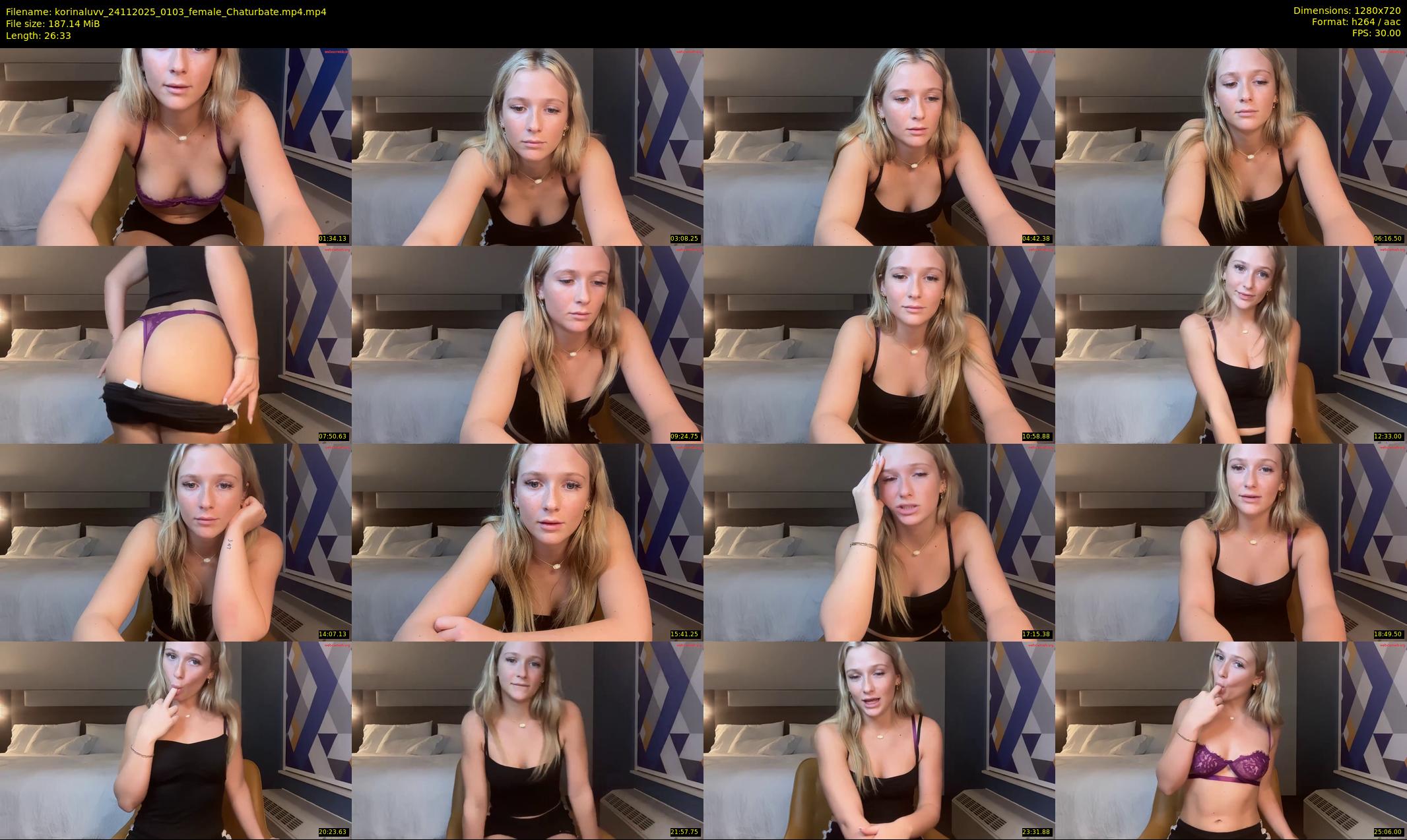 korinaluvv — 27 minute Chaturbate female cam show recording, 720p, Nov 24, 2025