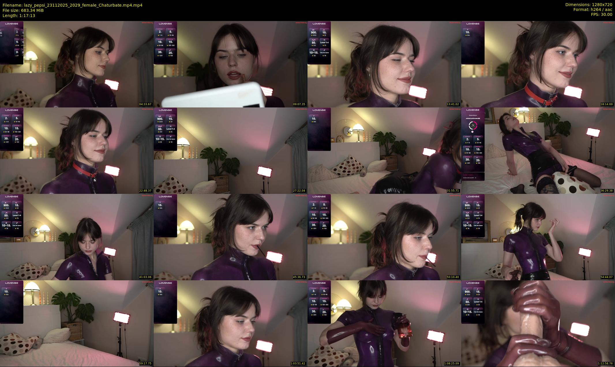 lazy_pepsi — 78 minute Chaturbate female cam show recording, 720p, Nov 23, 2025