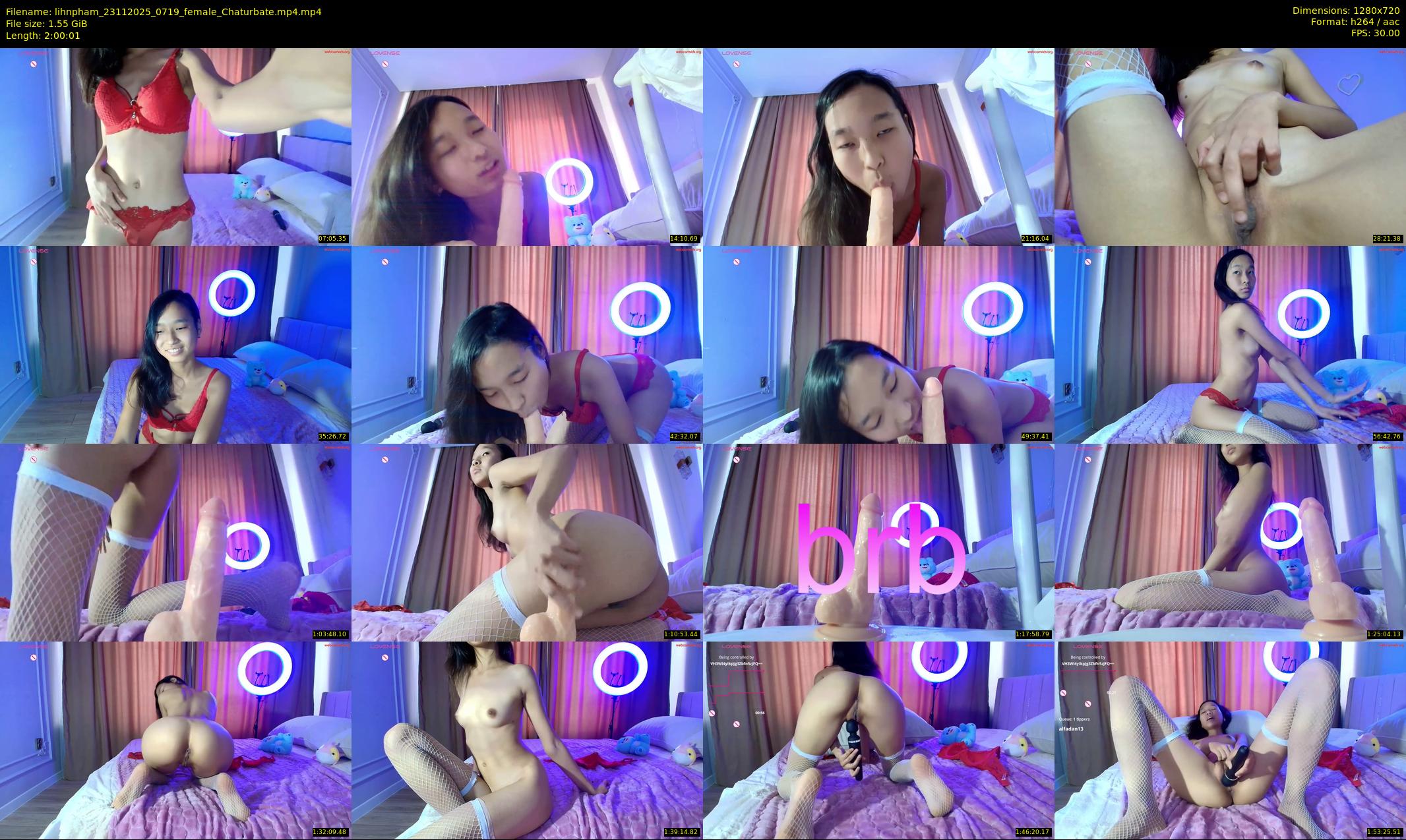 lihnpham — 121 minute Chaturbate female cam show recording, 720p, Nov 23, 2025