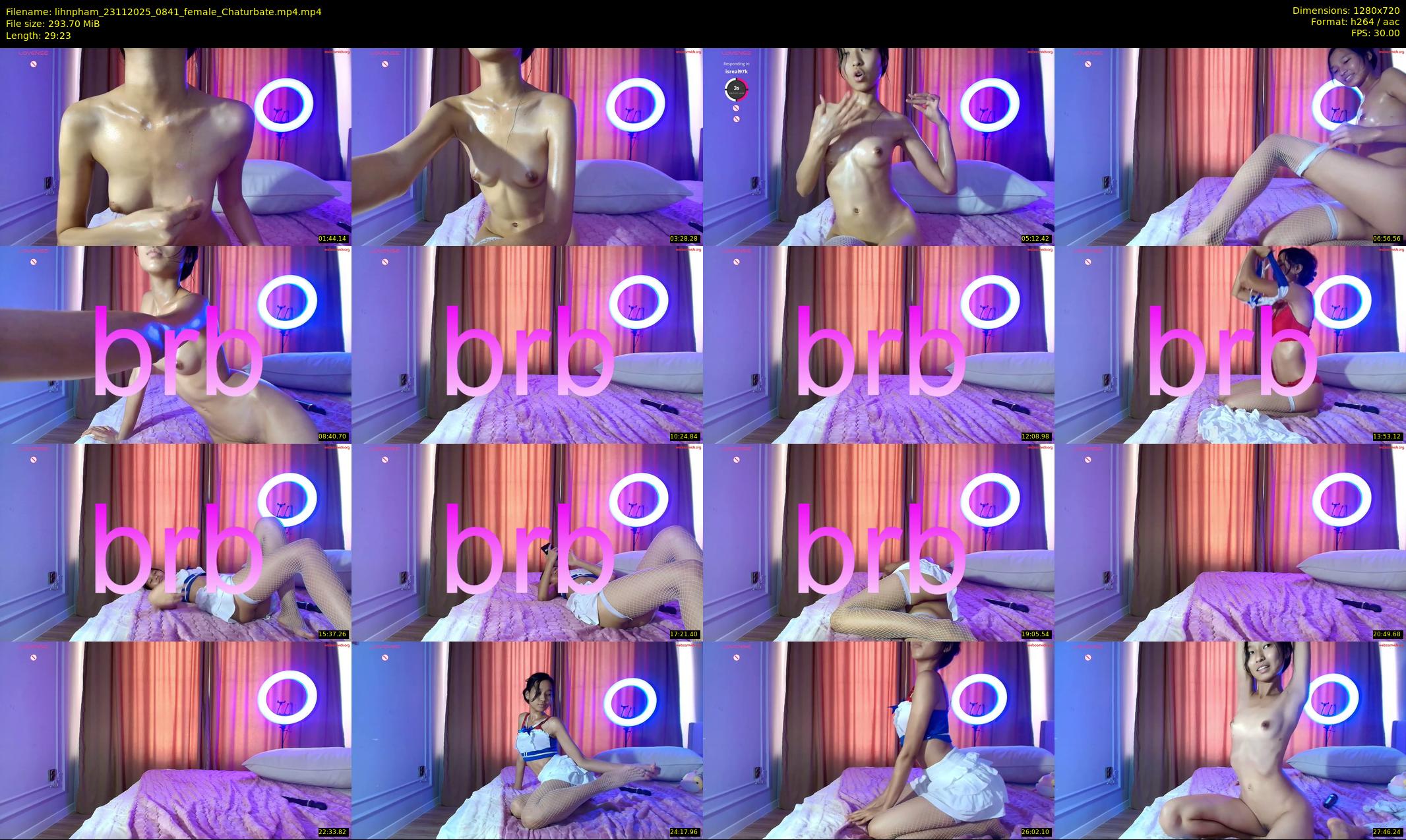 lihnpham — 30 minute Chaturbate female cam show recording, 720p, Nov 23, 2025