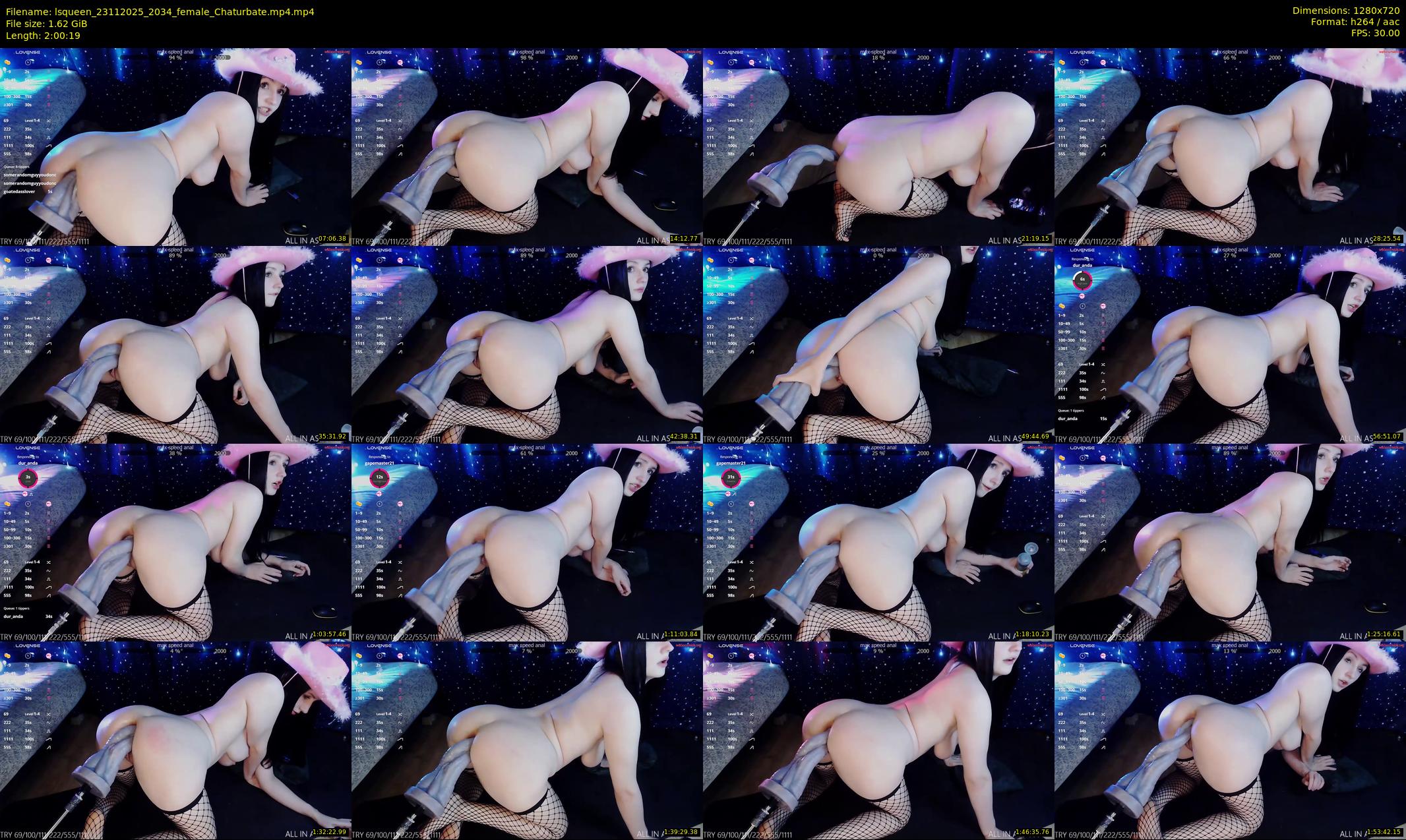 lsqueen — 121 minute Chaturbate female cam show recording, 720p, Nov 23, 2025