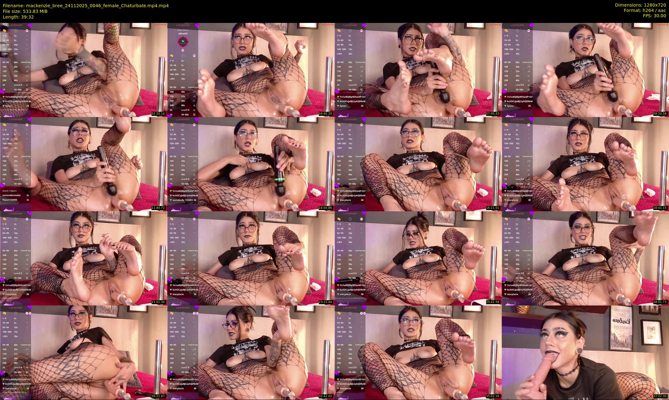 mackenzie_bree — 40 minute Chaturbate female cam show recording, 720p, Nov 24, 2025