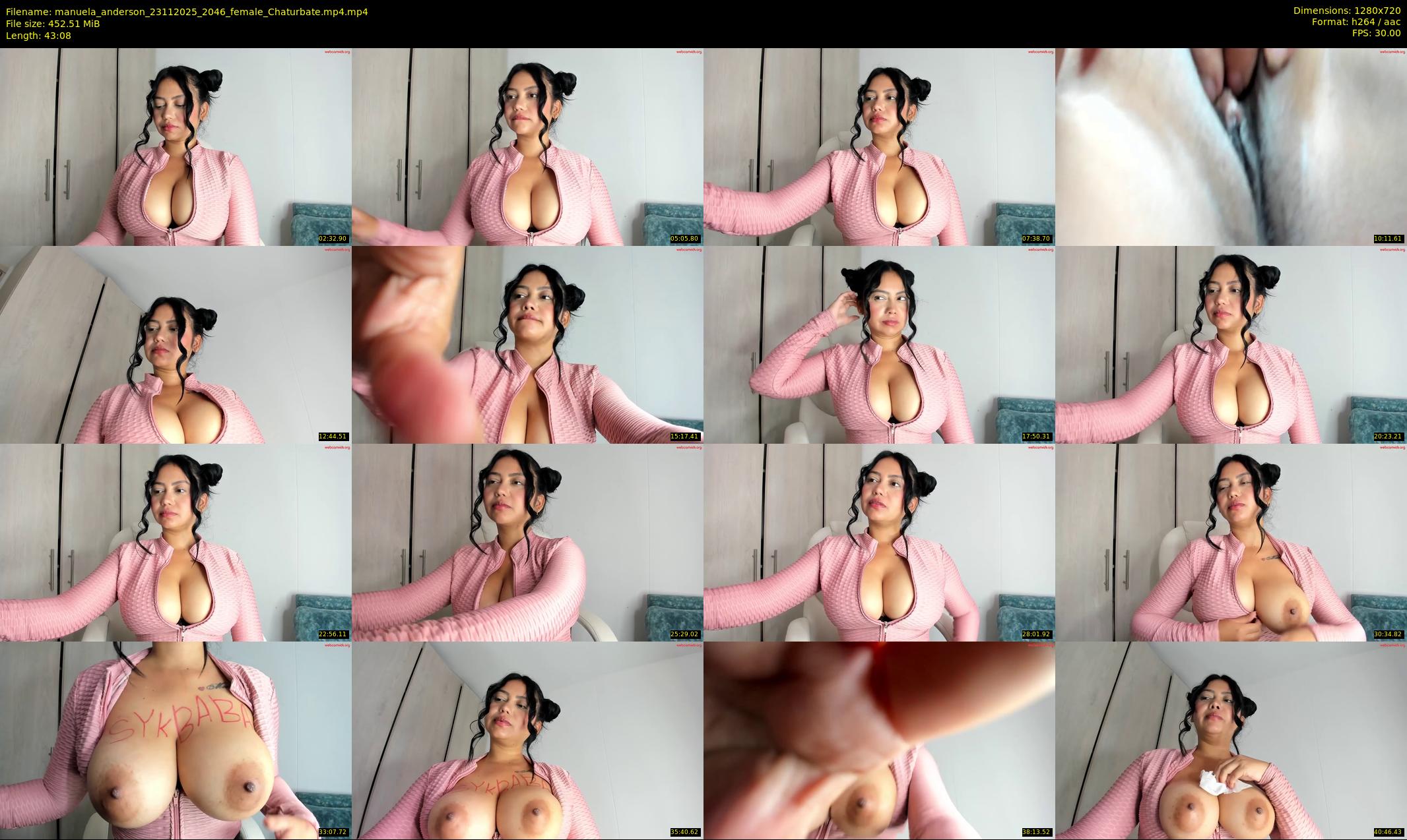 manuela_anderson — 44 minute Chaturbate female cam show recording, 720p, Nov 23, 2025