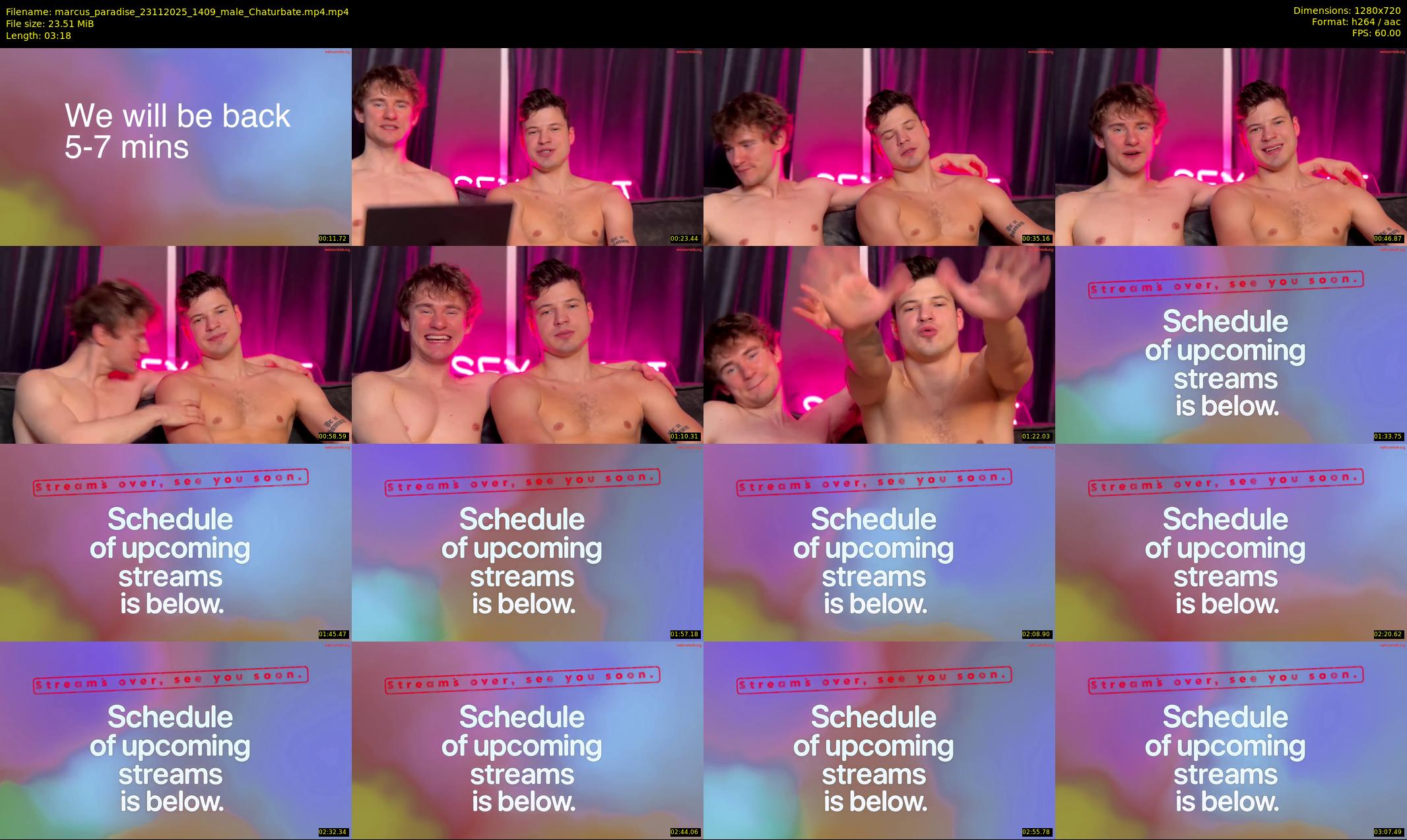 marcus_paradise — 4 minute Chaturbate male cam show recording, 720p, Nov 23, 2025
