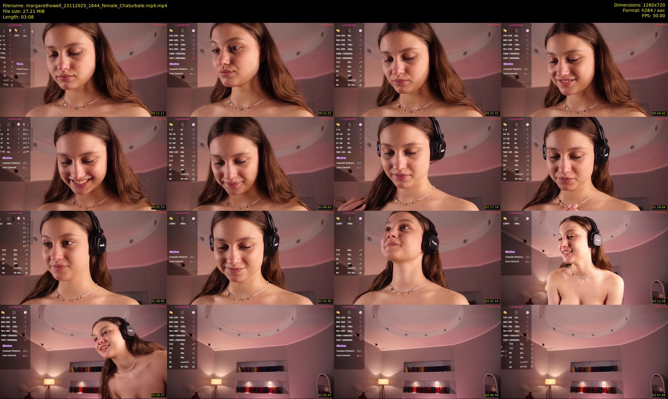 margarethowell — 4 minute Chaturbate female cam show recording, 720p, Nov 23, 2025