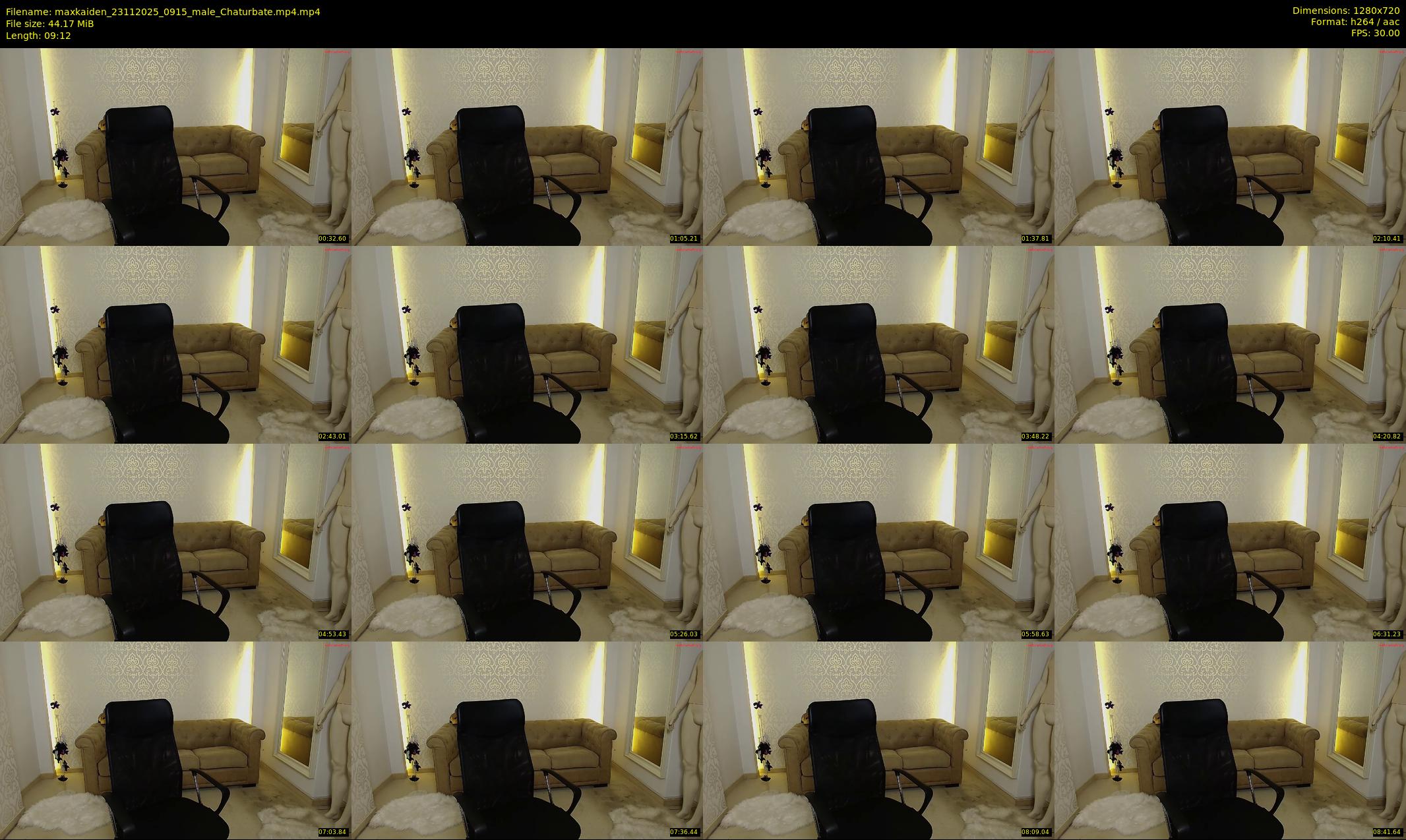 maxkaiden — 10 minute Chaturbate male cam show recording, 720p, Nov 23, 2025