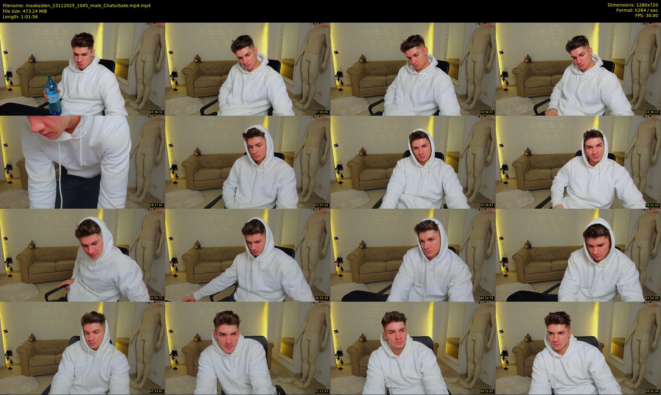 maxkaiden — 62 minute Chaturbate male cam show recording, 720p, Nov 23, 2025
