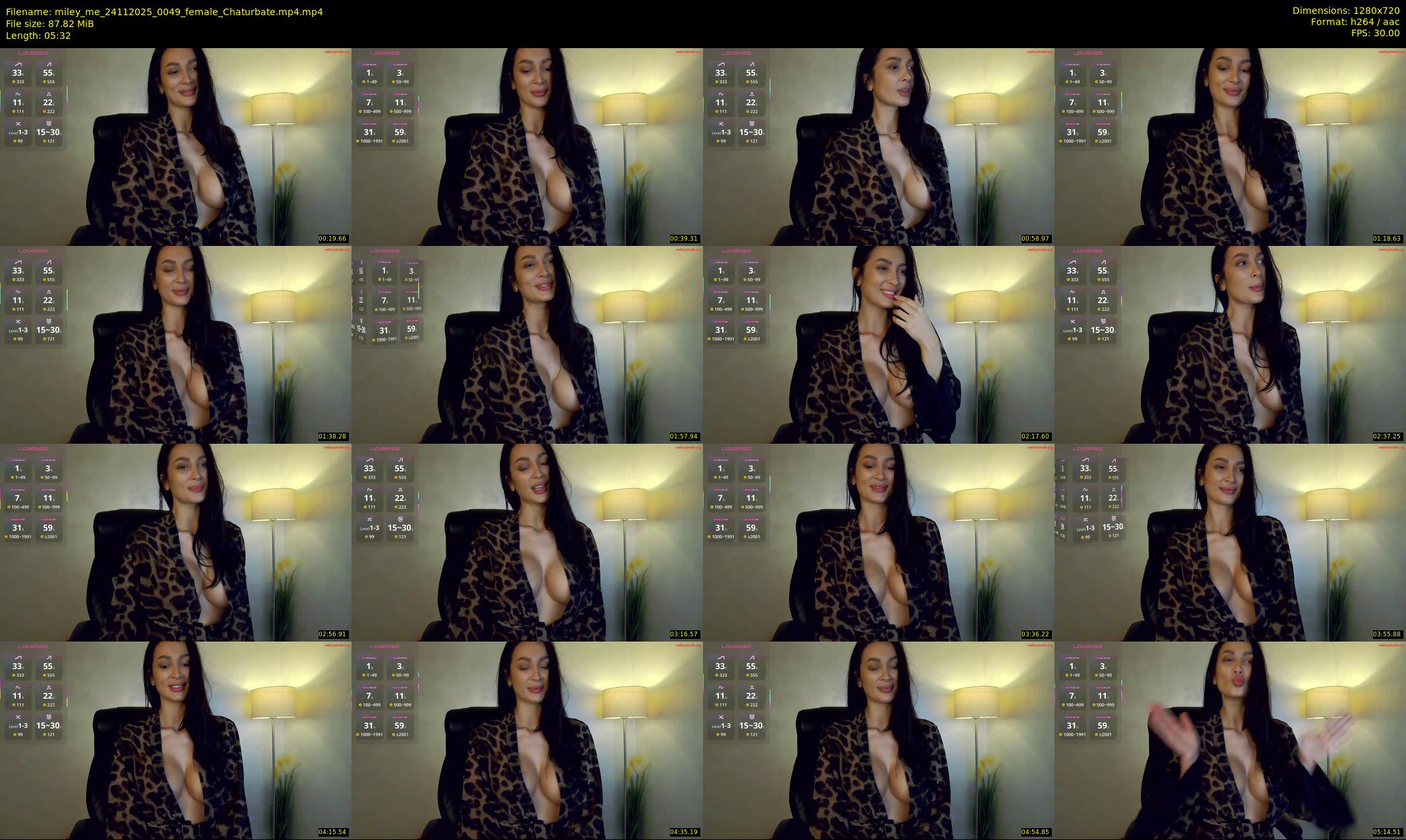 miley_me — 6 minute Chaturbate female cam show recording, 720p, Nov 24, 2025