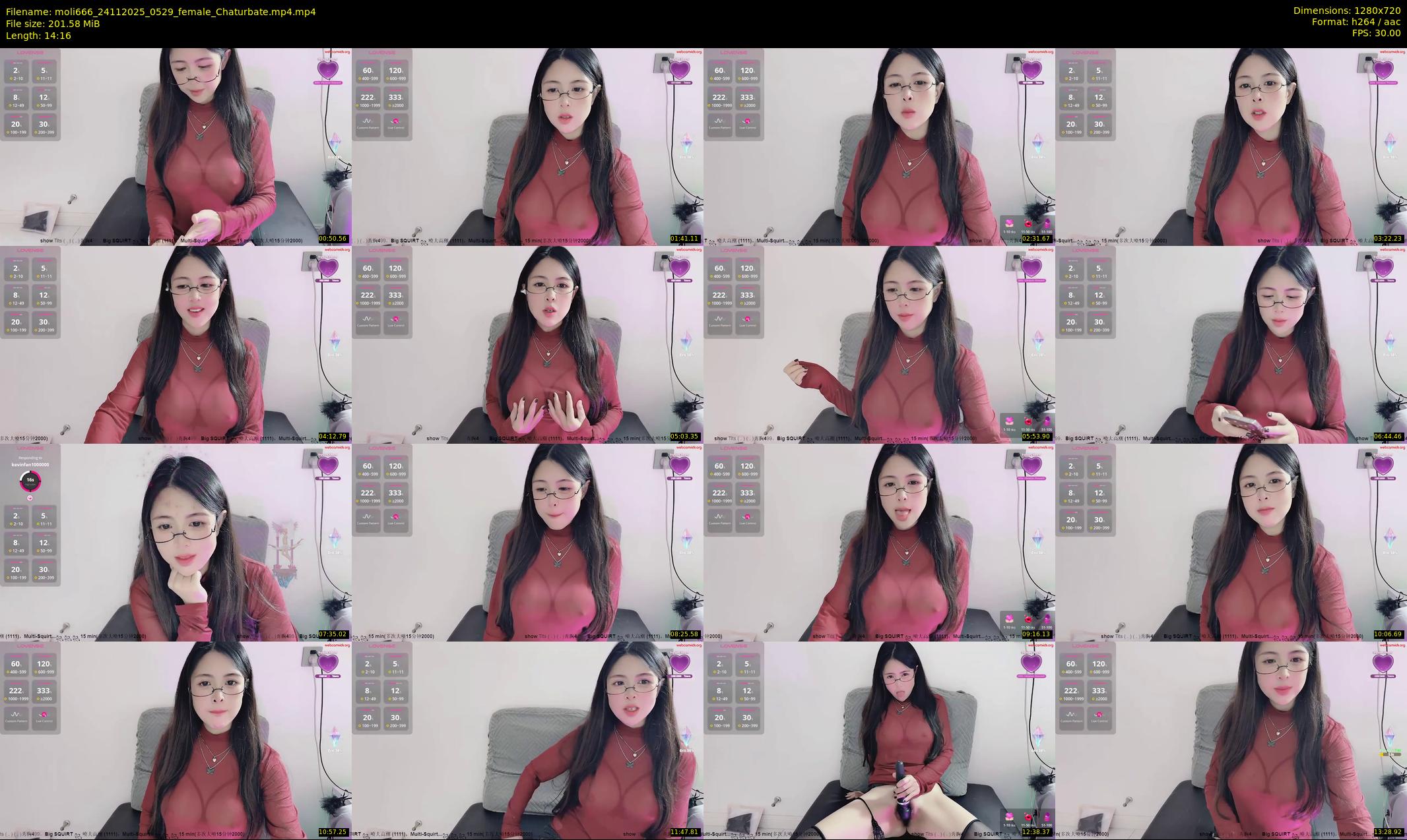 moli666 — 15 minute Chaturbate female cam show recording, 720p, Nov 24, 2025