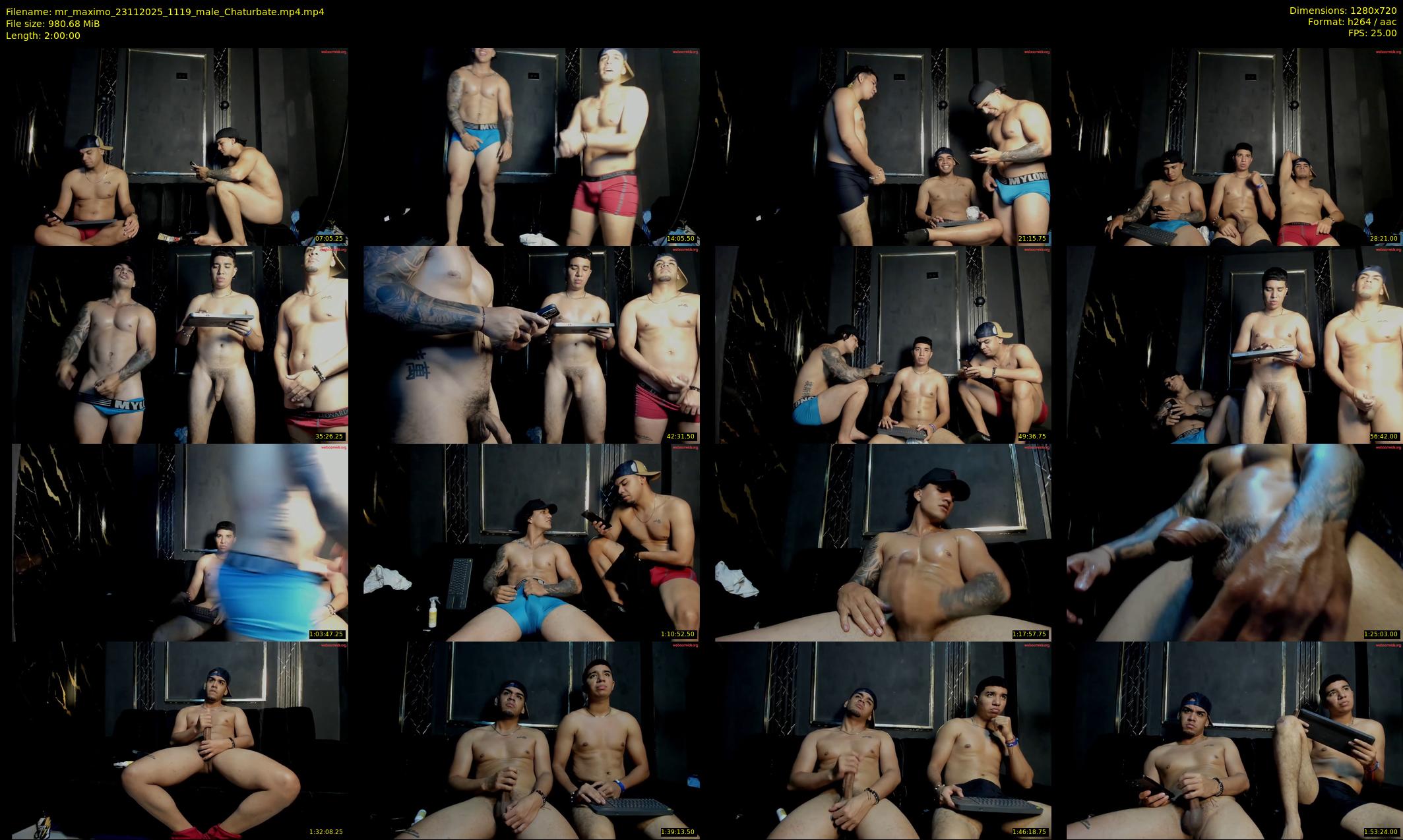 mr_maximo — 120 minute Chaturbate male cam show recording, 720p, Nov 23, 2025