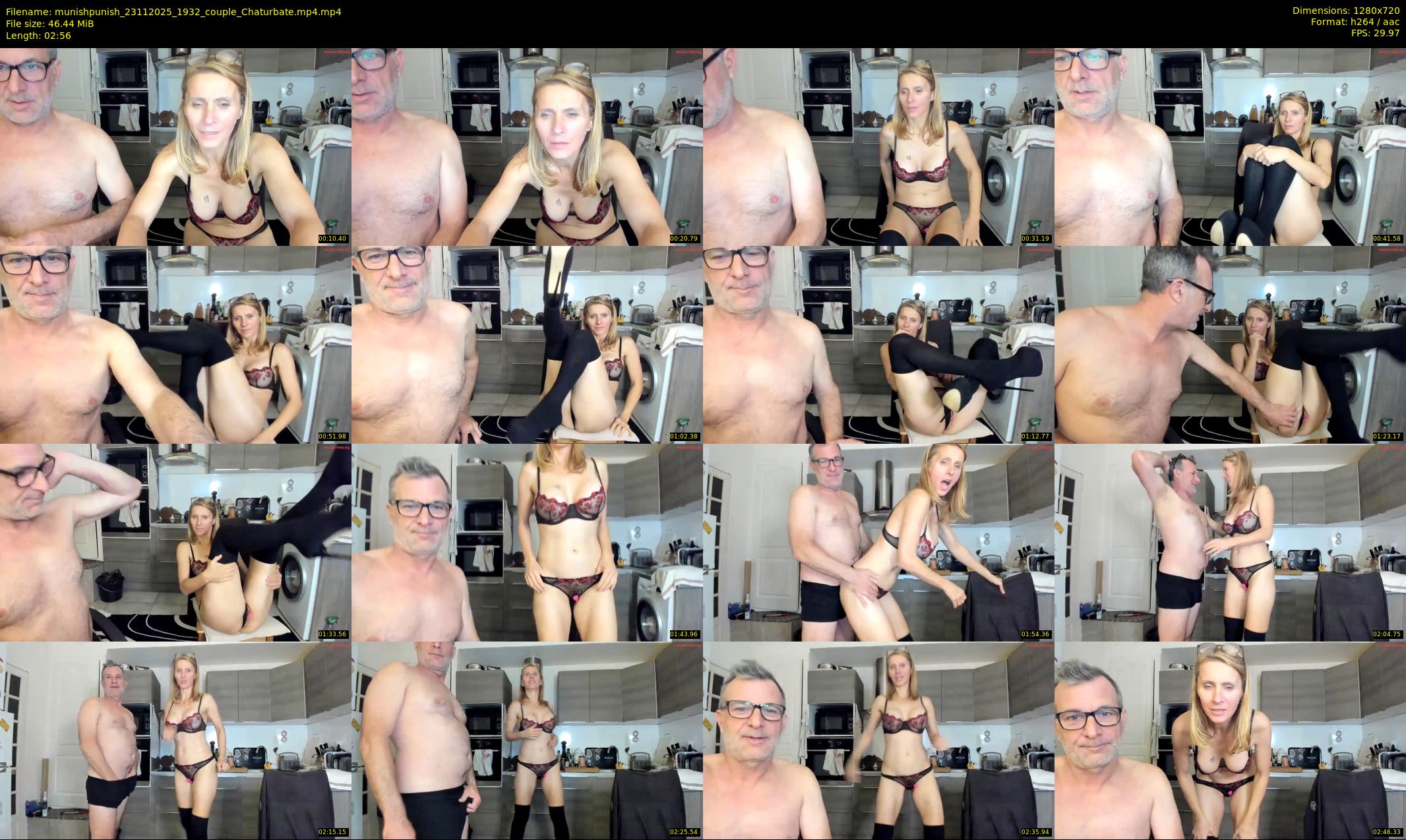munishpunish — 3 minute Chaturbate couple cam show recording, 720p, Nov 23, 2025