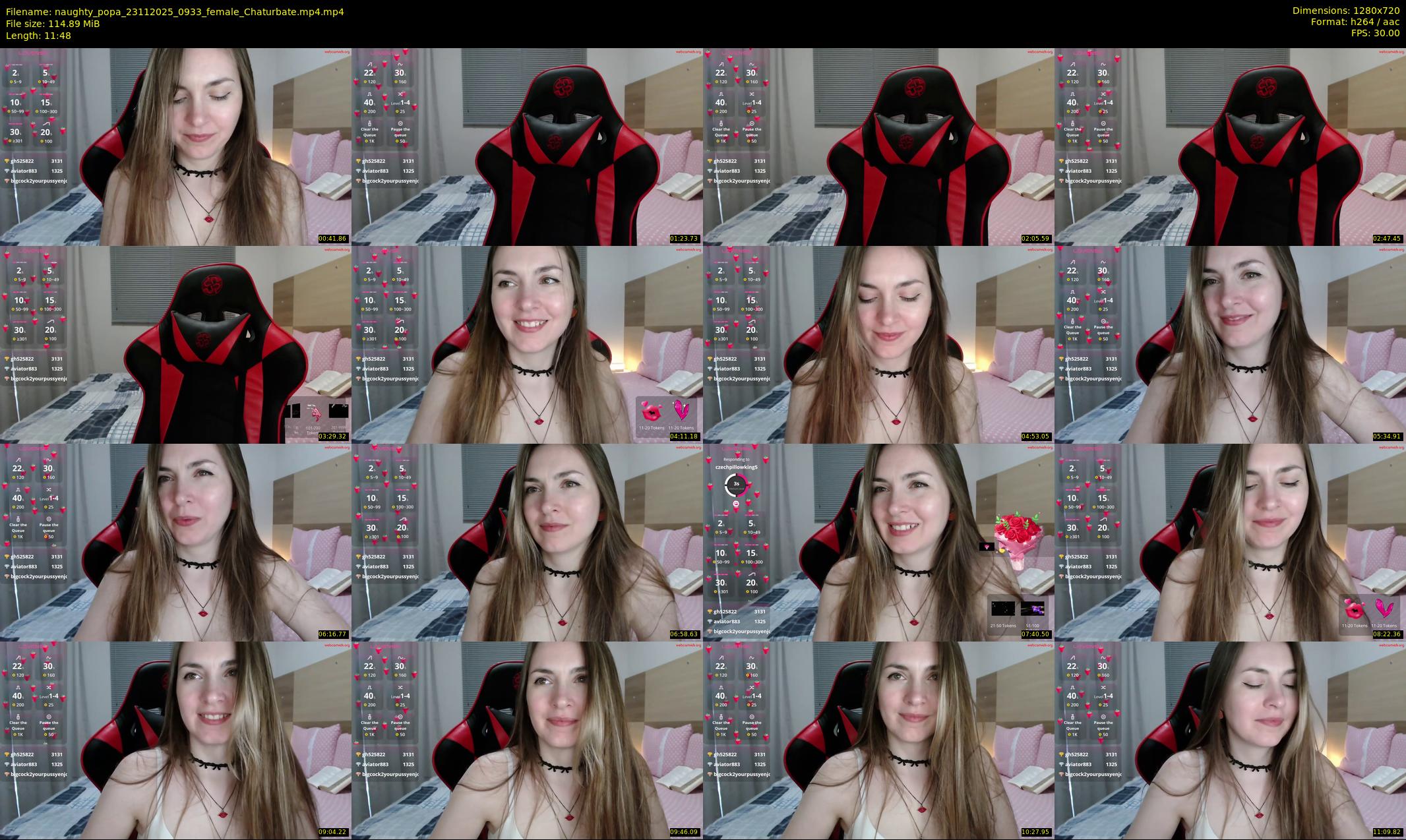 naughty_popa — 12 minute Chaturbate female cam show recording, 720p, Nov 23, 2025