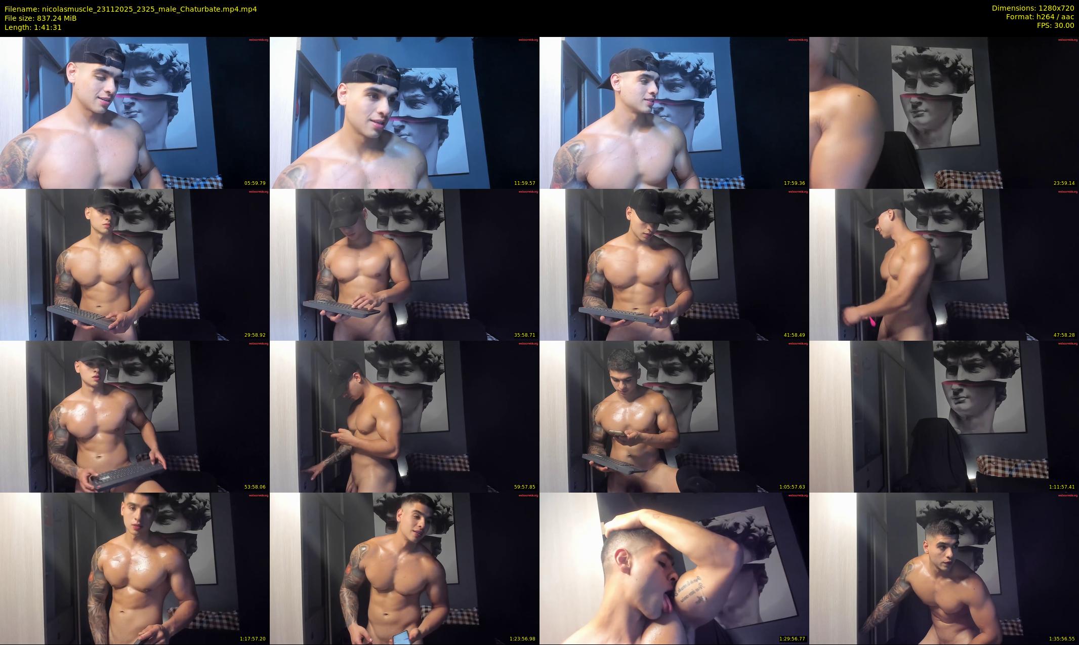 nicolasmuscle — 102 minute Chaturbate male cam show recording, 720p, Nov 23, 2025