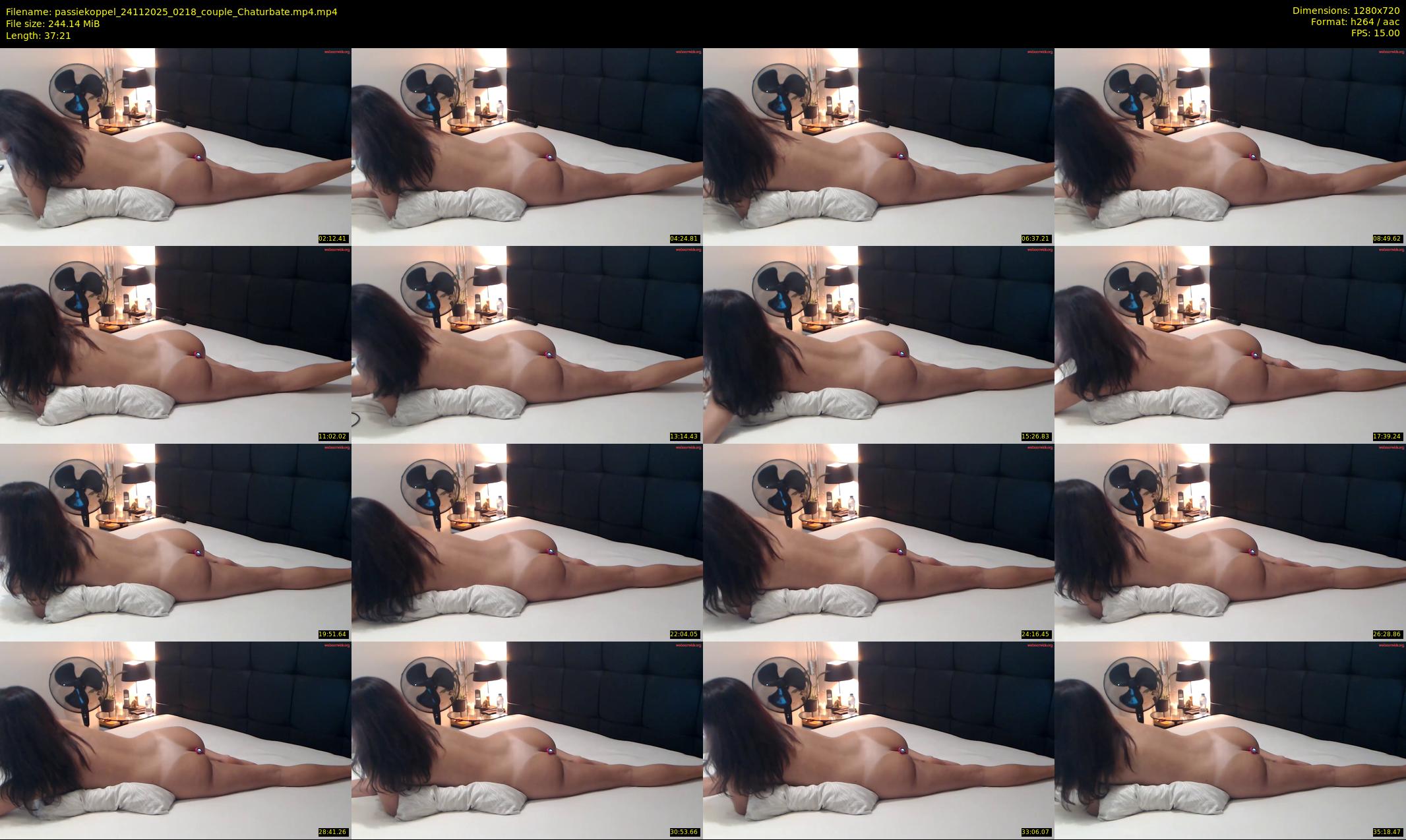 passiekoppel — 38 minute Chaturbate couple cam show recording, 720p, Nov 24, 2025
