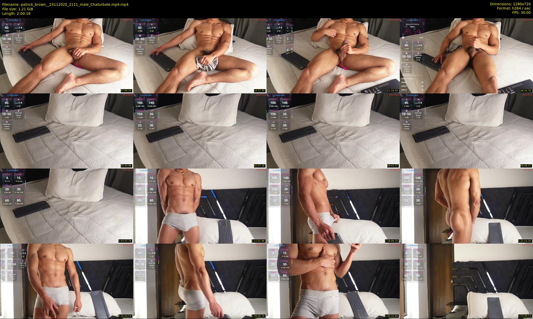 patrick_brown_ — 121 minute Chaturbate male cam show recording, 720p, Nov 23, 2025