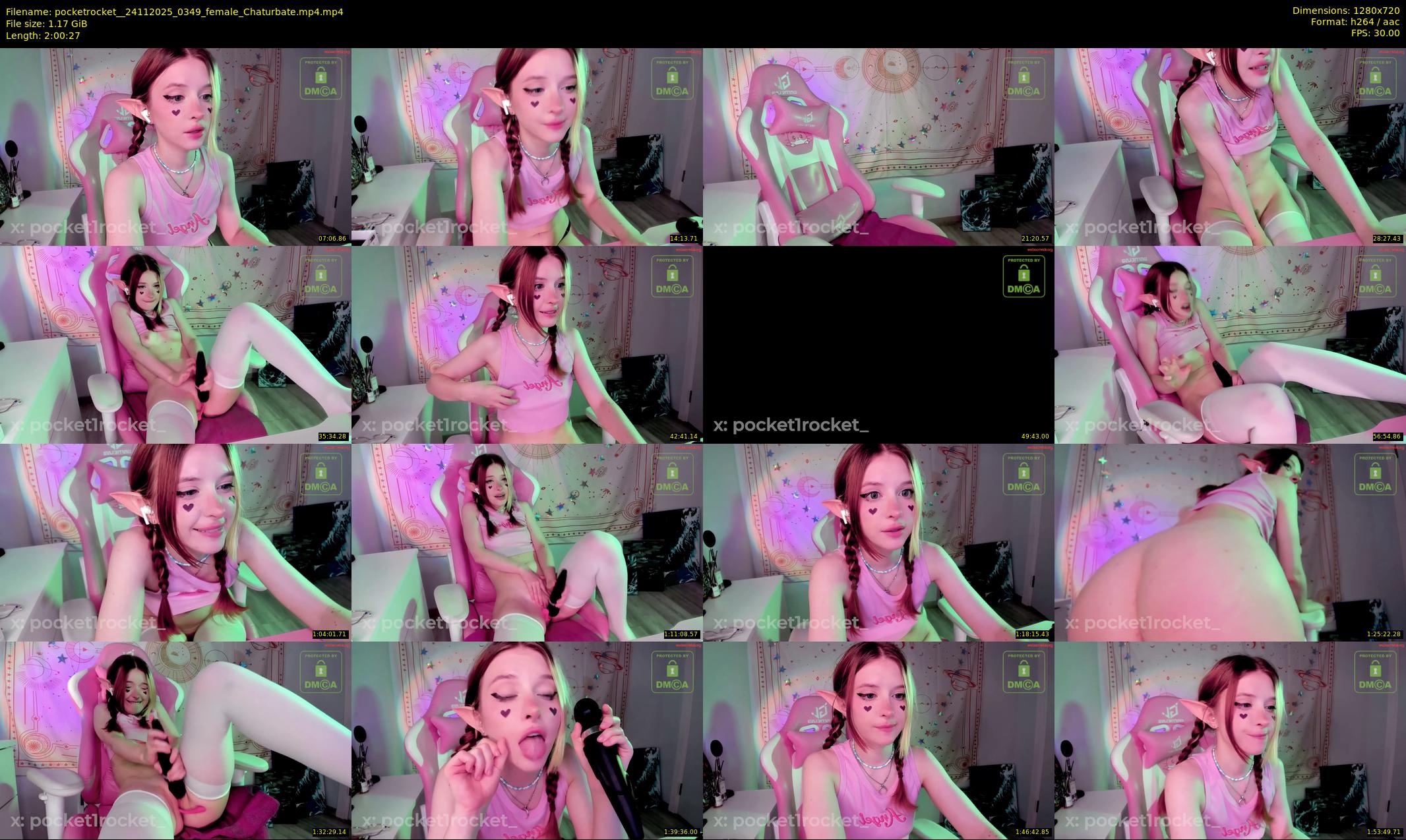 pocketrocket_ — 121 minute Chaturbate female cam show recording, 720p, Nov 24, 2025