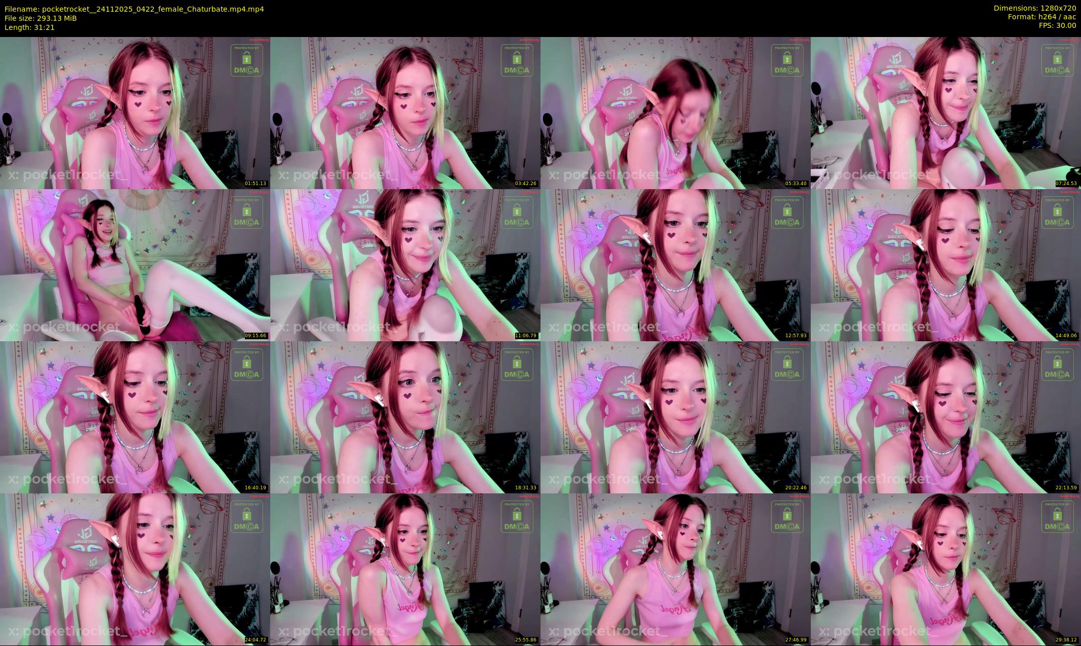 pocketrocket_ — 32 minute Chaturbate female cam show recording, 720p, Nov 24, 2025