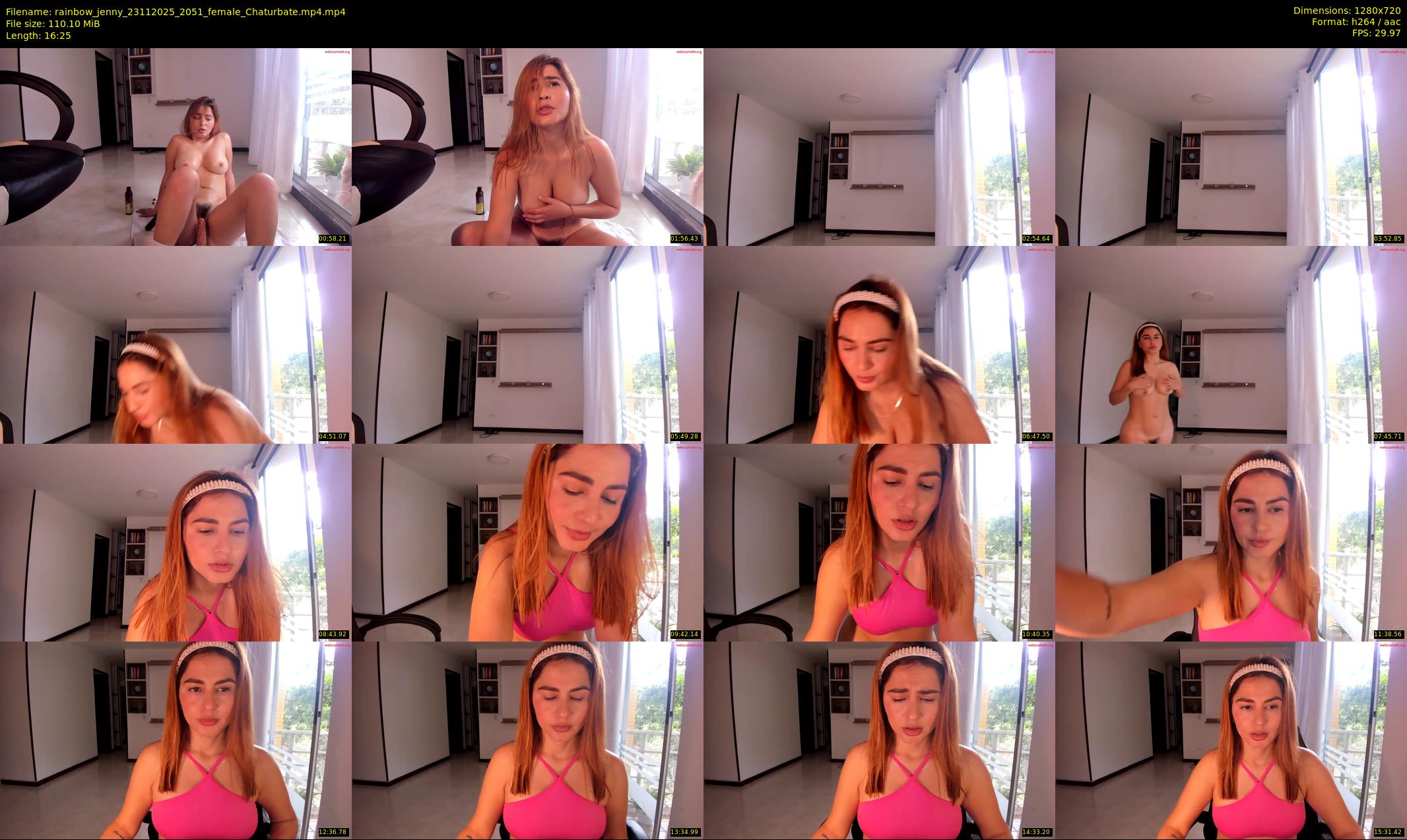 rainbow_jenny — 17 minute Chaturbate female cam show recording, 720p, Nov 23, 2025