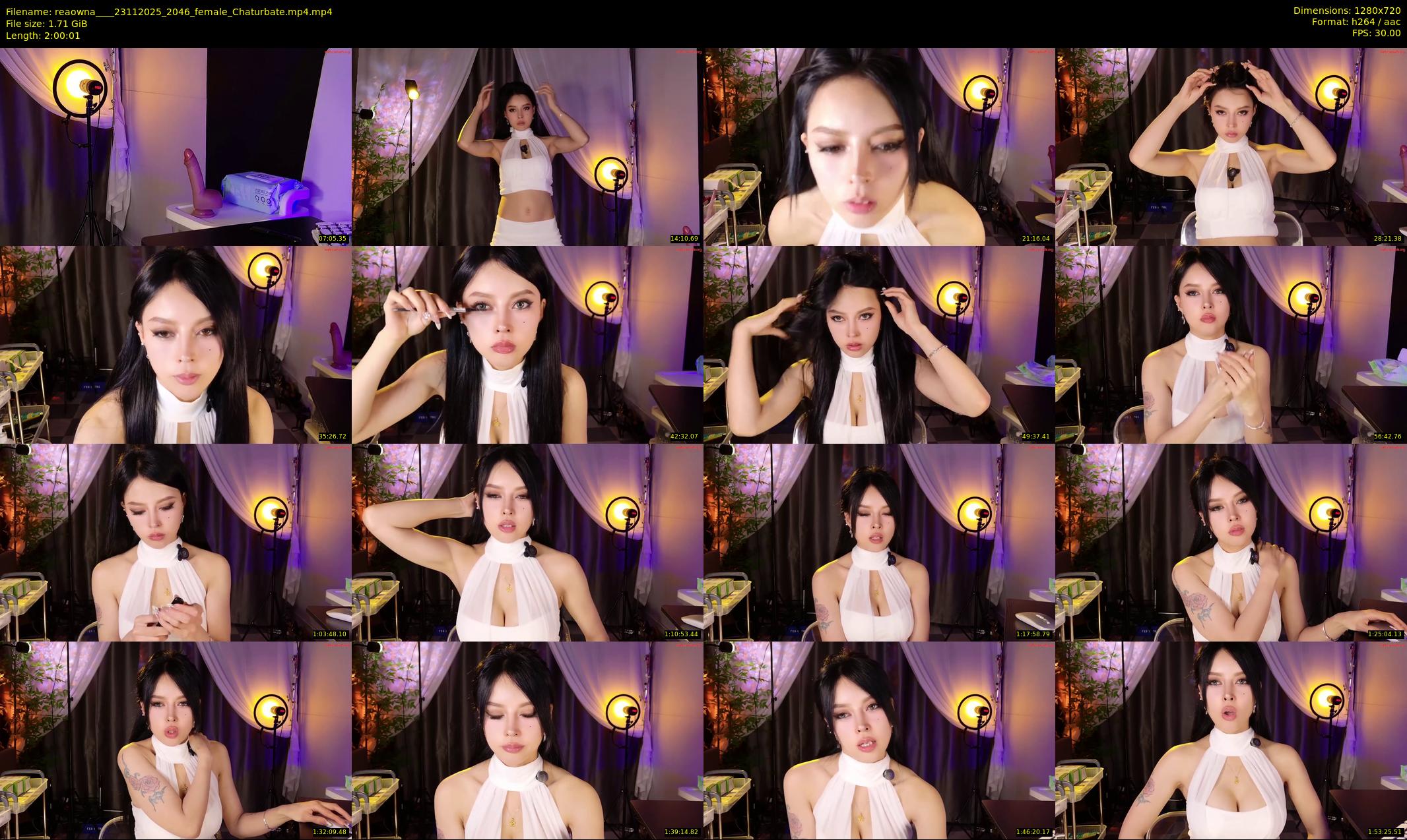 reaowna___ — 121 minute Chaturbate female cam show recording, 720p, Nov 23, 2025