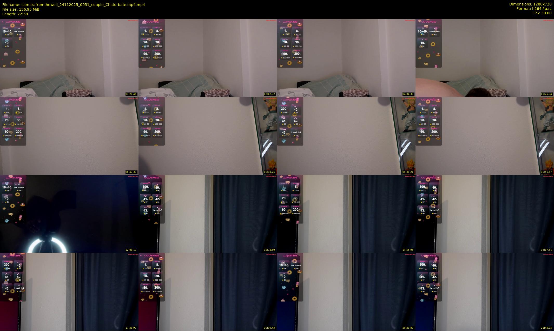 samarafromthewell — 23 minute Chaturbate female cam show recording, 720p, Nov 24, 2025