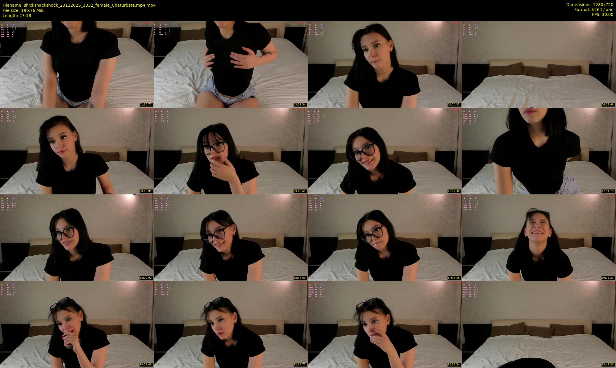 shickshackshock — 28 minute Chaturbate female cam show recording, 720p, Nov 23, 2025