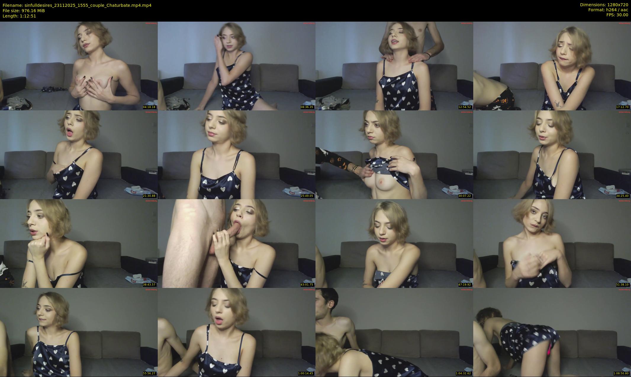 sinfulldesires — 73 minute Chaturbate couple cam show recording, 720p, Nov 23, 2025