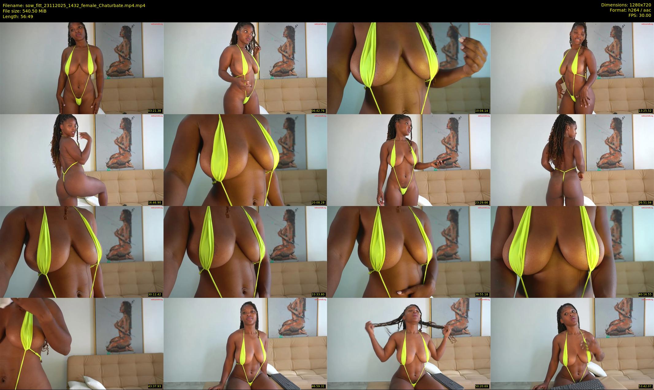 sow_fitt — 57 minute Chaturbate female cam show recording, 720p, Nov 23, 2025