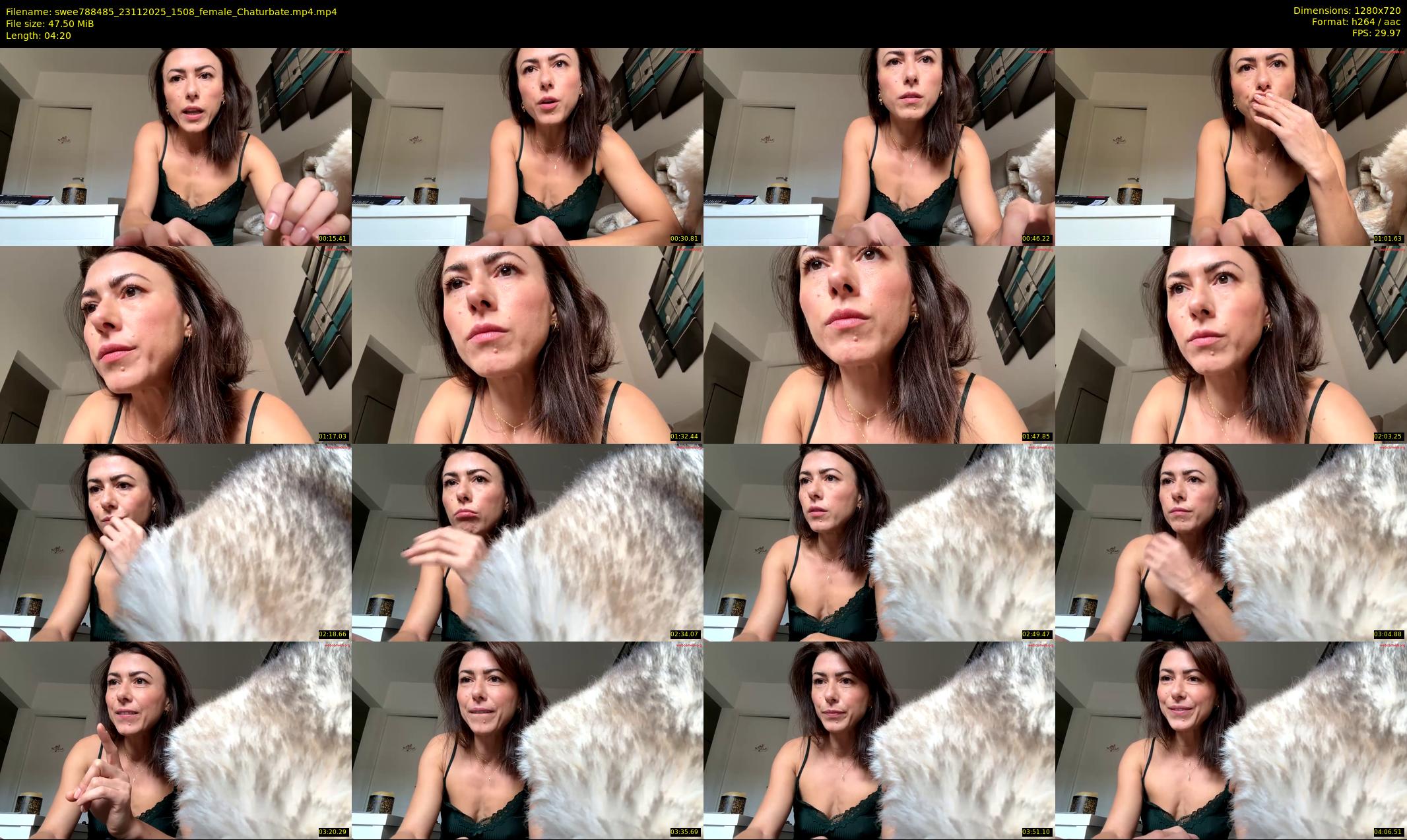swee788485 — 5 minute Chaturbate female cam show recording, 720p, Nov 23, 2025