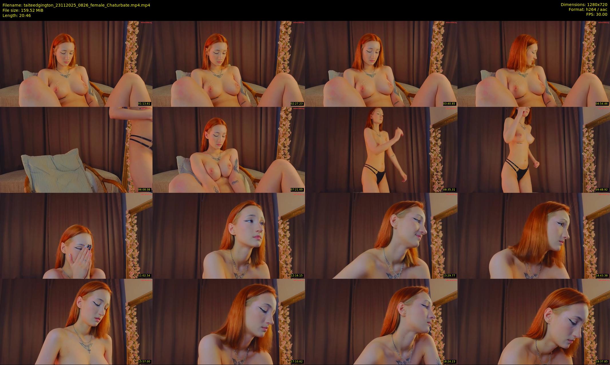 taiteedgington — 21 minute Chaturbate female cam show recording, 720p, Nov 23, 2025