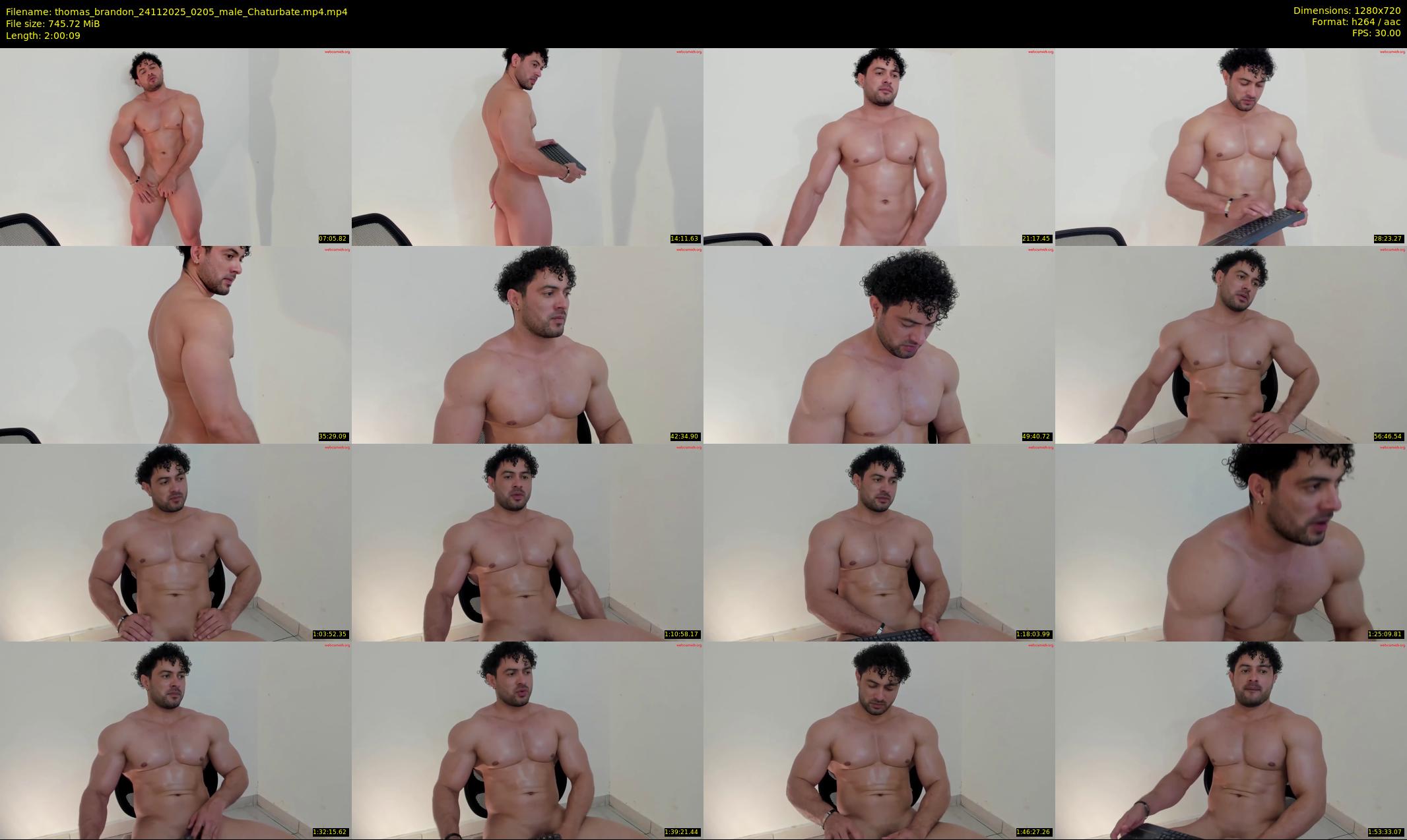 thomas_brandon — 121 minute Chaturbate male cam show recording, 720p, Nov 24, 2025