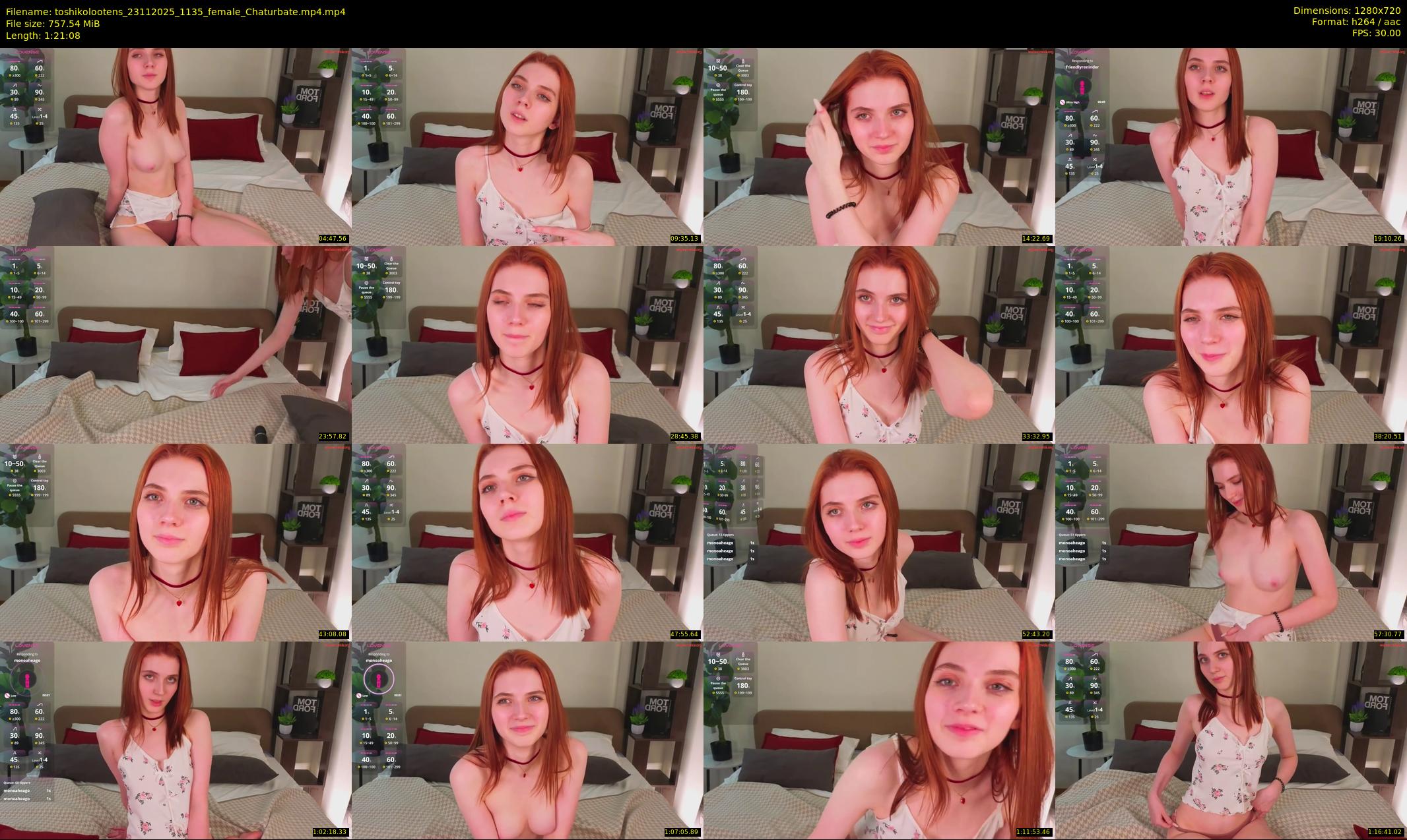 toshikolootens — 82 minute Chaturbate female cam show recording, 720p, Nov 23, 2025