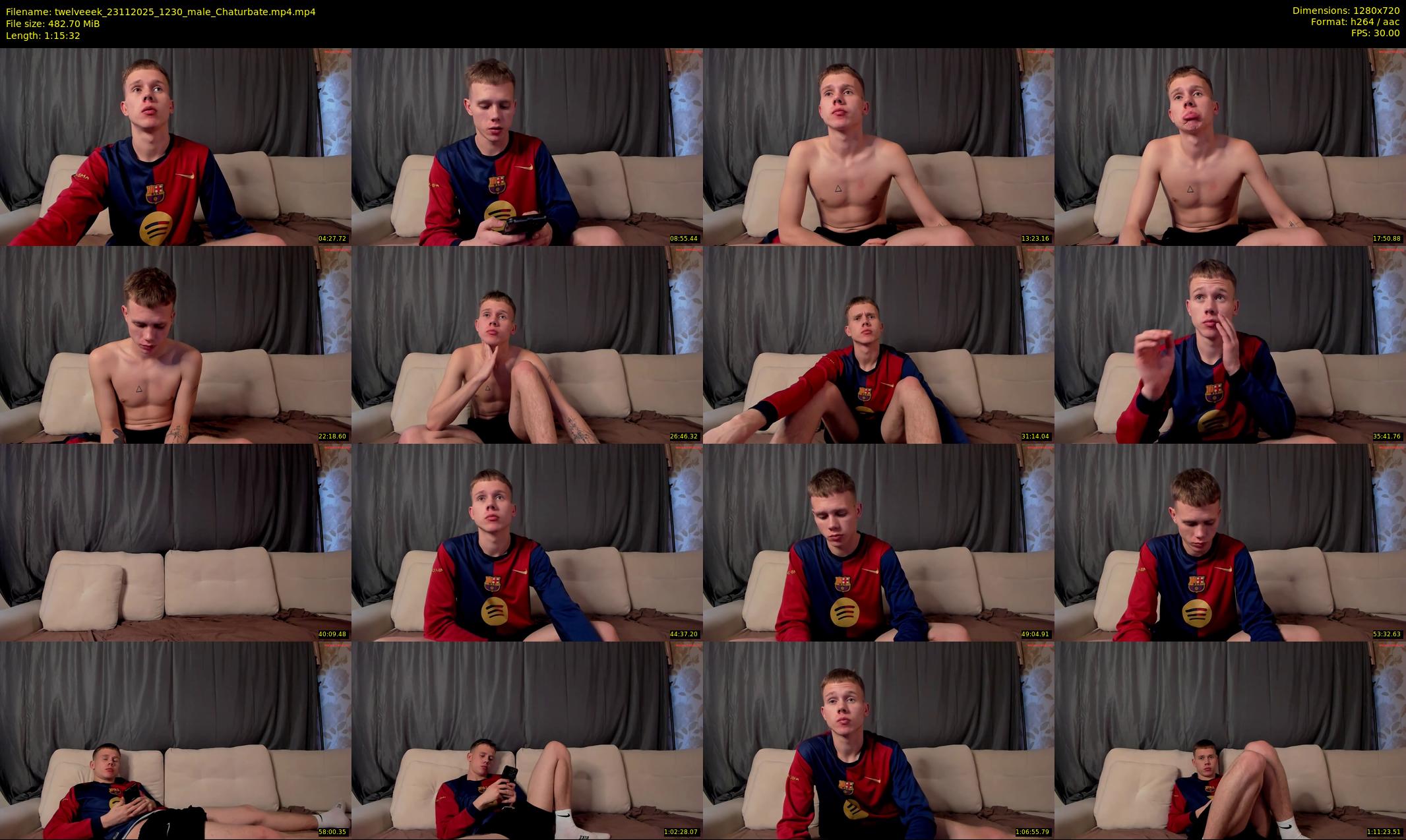 twelveeek — 76 minute Chaturbate male cam show recording, 720p, Nov 23, 2025
