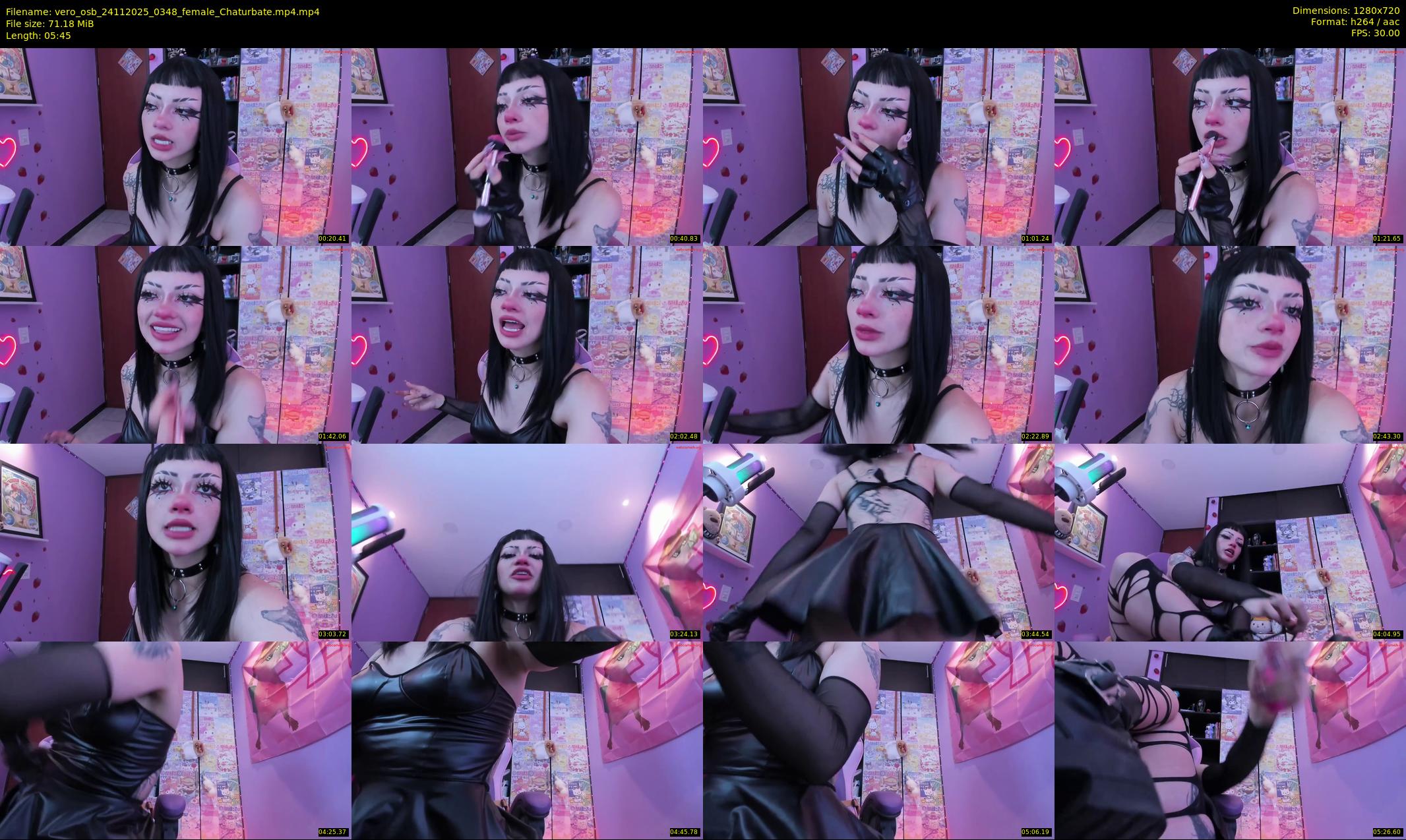 vero_osb — 6 minute Chaturbate female cam show recording, 720p, Nov 24, 2025