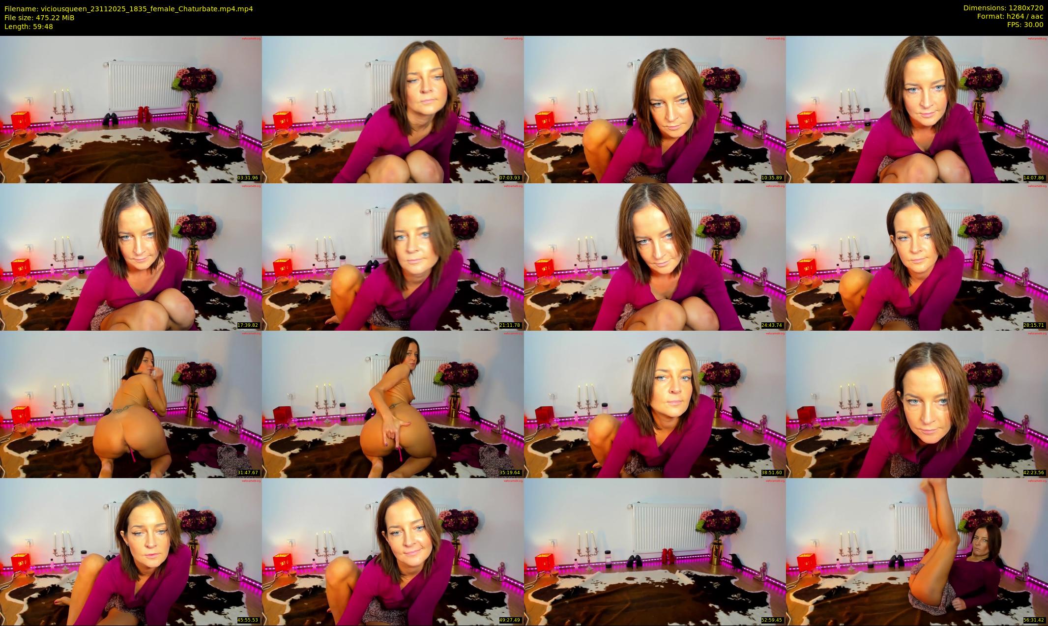 viciousqueen — 60 minute Chaturbate female cam show recording, 720p, Nov 23, 2025