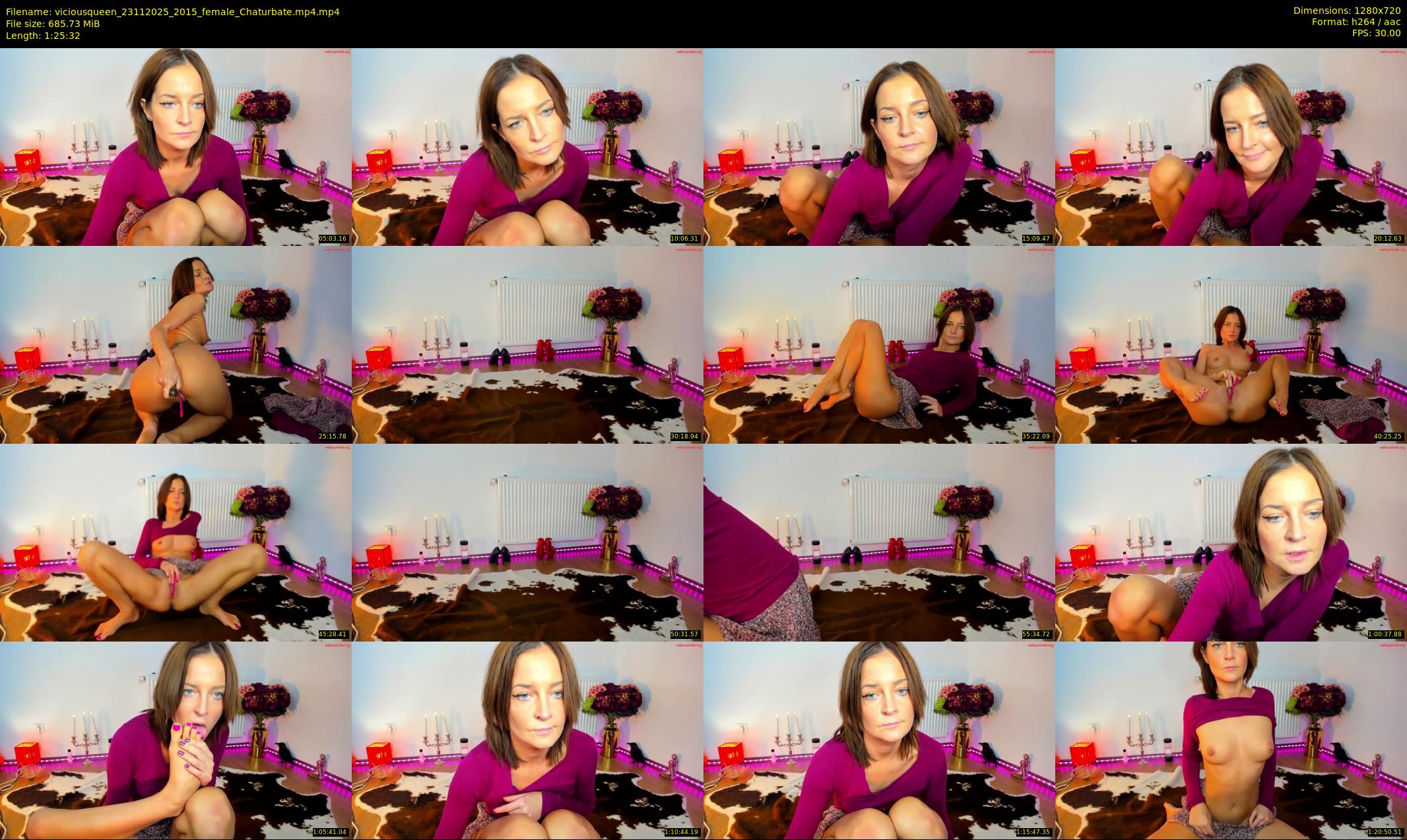 viciousqueen — 86 minute Chaturbate female cam show recording, 720p, Nov 23, 2025