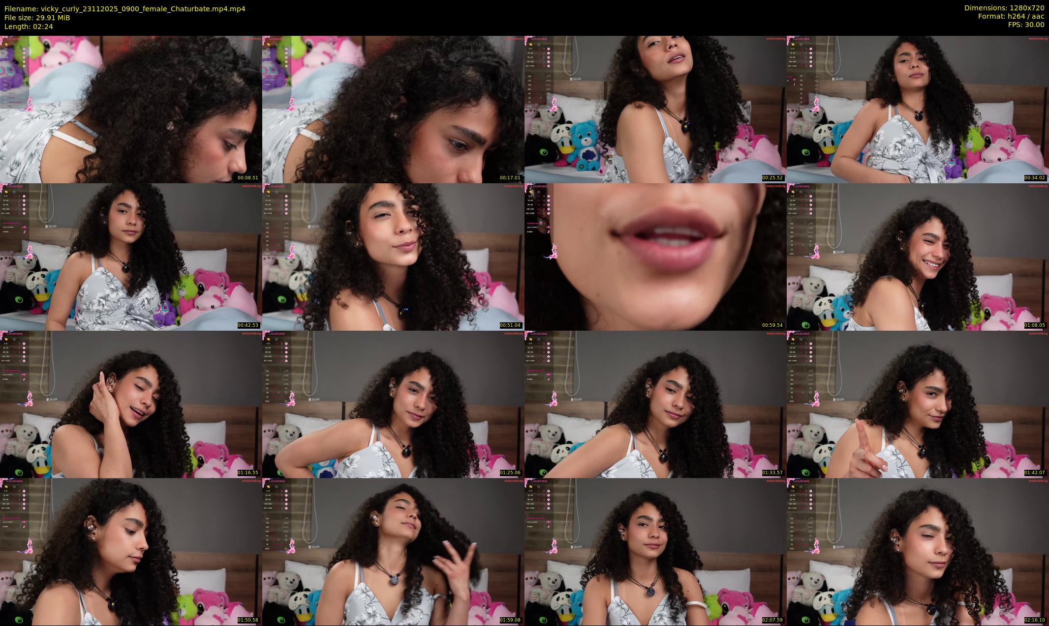 vicky_curly — 3 minute Chaturbate female cam show recording, 720p, Nov 23, 2025