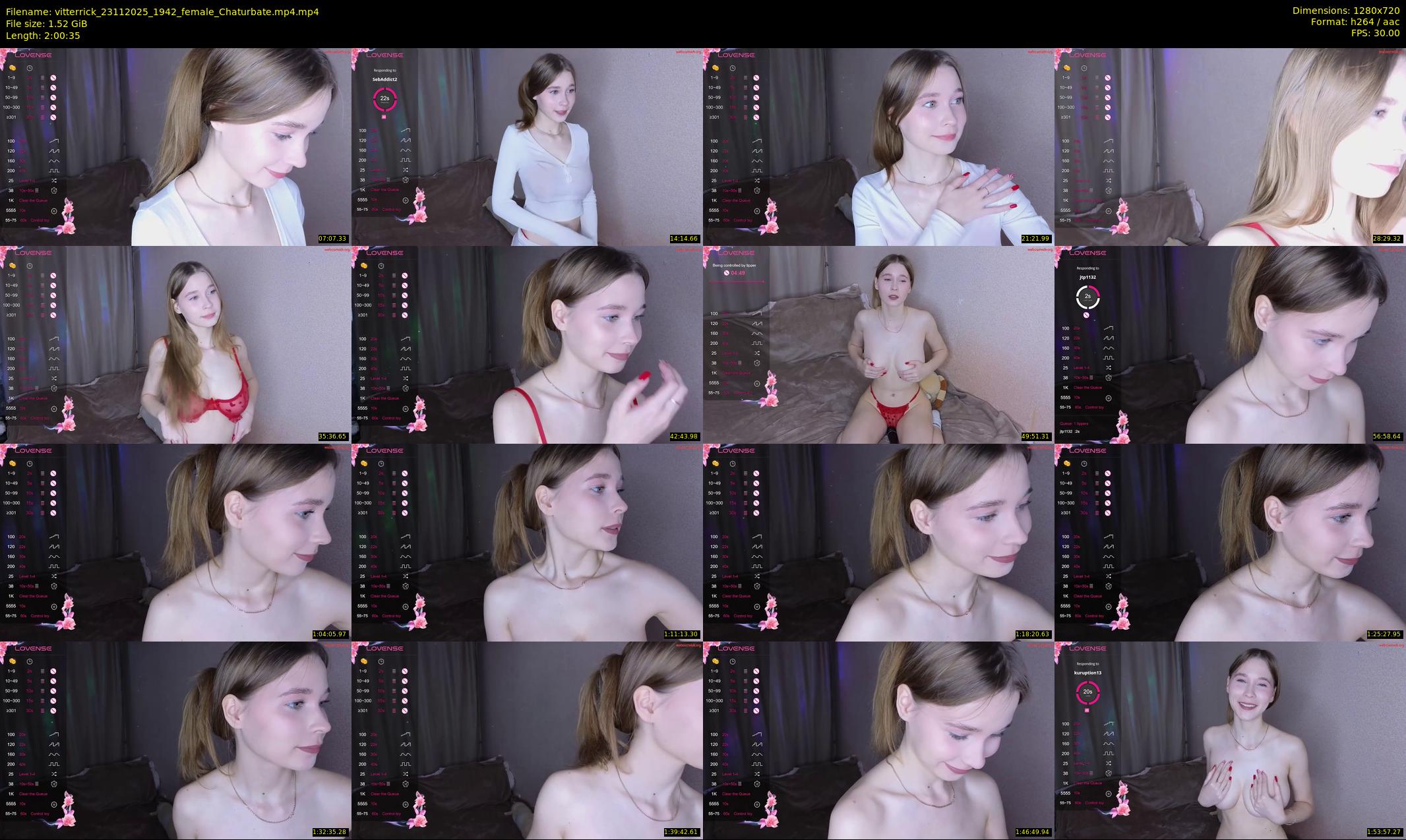 vitterrick — 121 minute Chaturbate female cam show recording, 720p, Nov 23, 2025