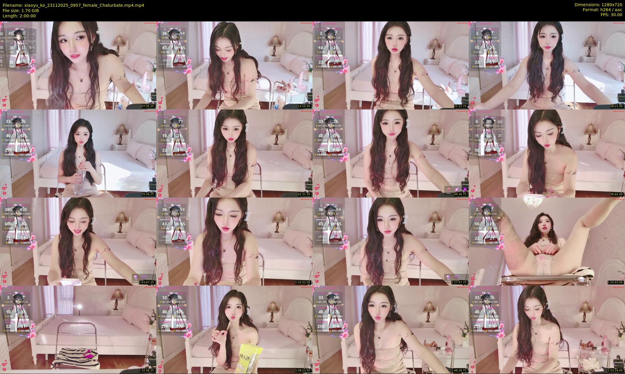 xiaoyu_ko — 120 minute Chaturbate female cam show recording, 720p, Nov 23, 2025