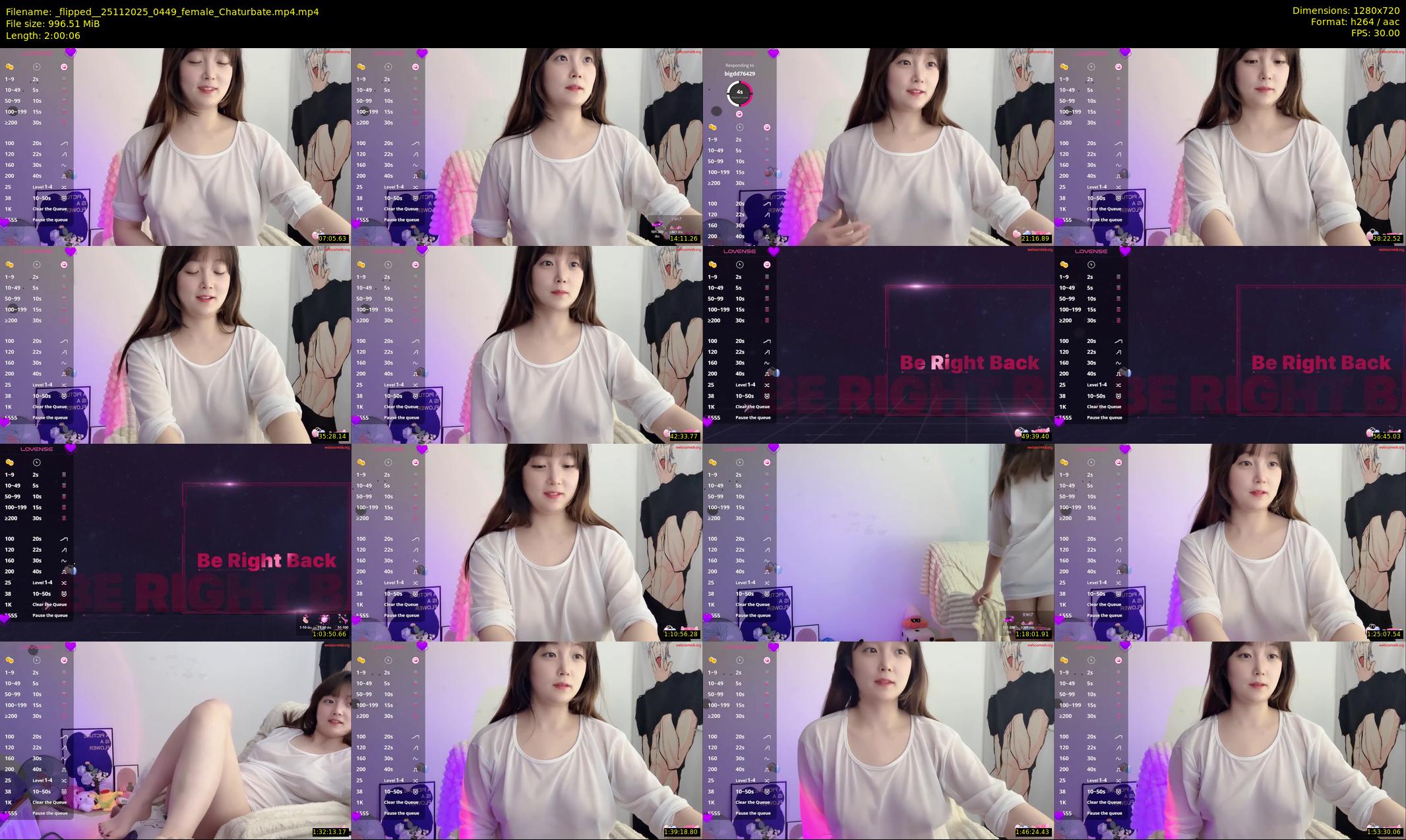 _flipped_ — 121 minute Chaturbate female cam show recording, 720p, Nov 25, 2025