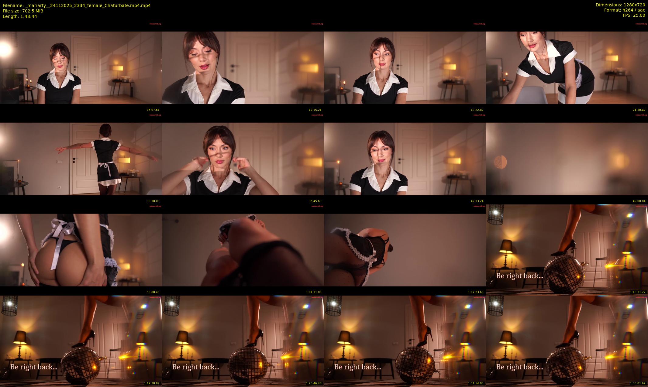_mariarty_ — 104 minute Chaturbate female cam show recording, 720p, Nov 24, 2025