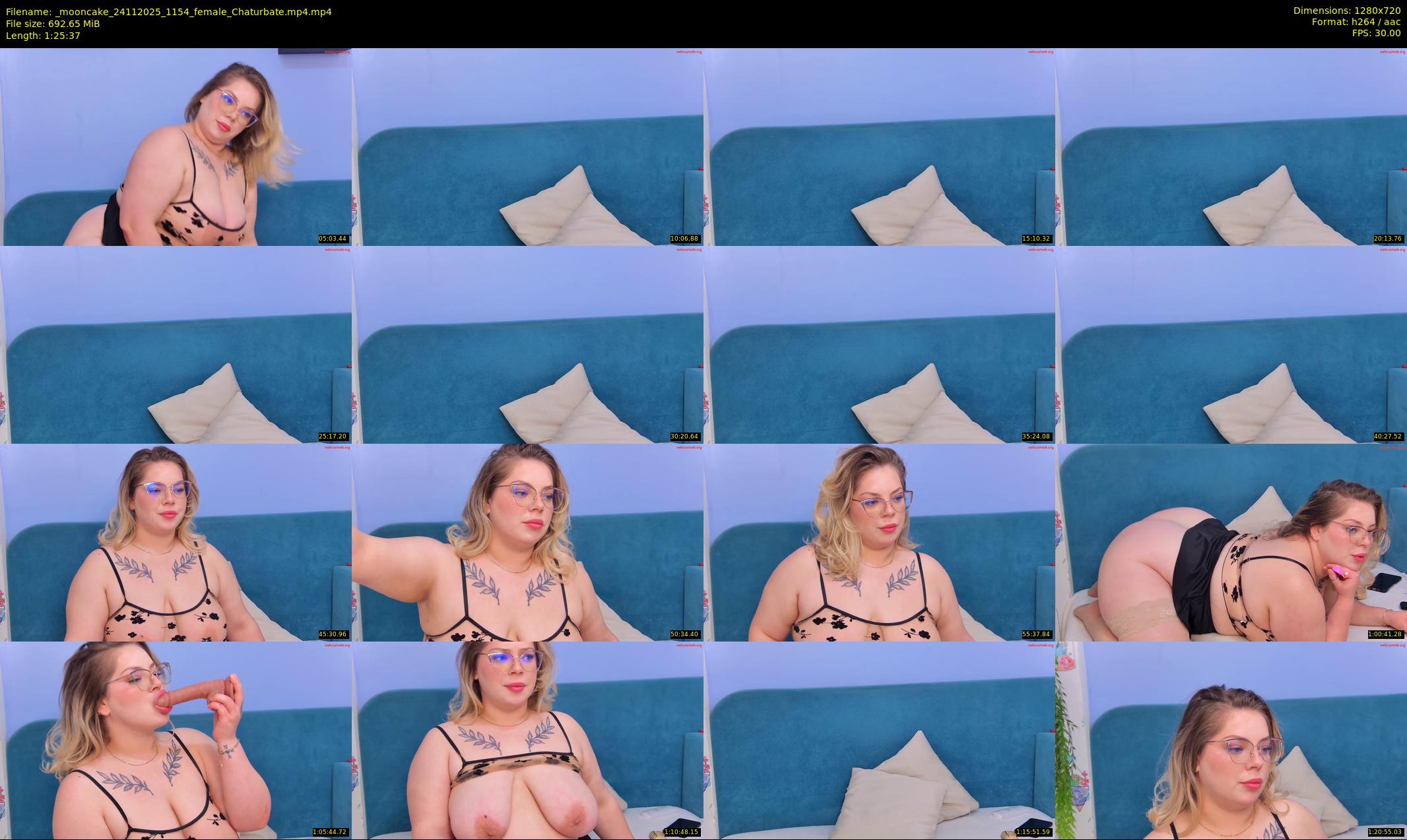 _mooncake — 86 minute Chaturbate female cam show recording, 720p, Nov 24, 2025