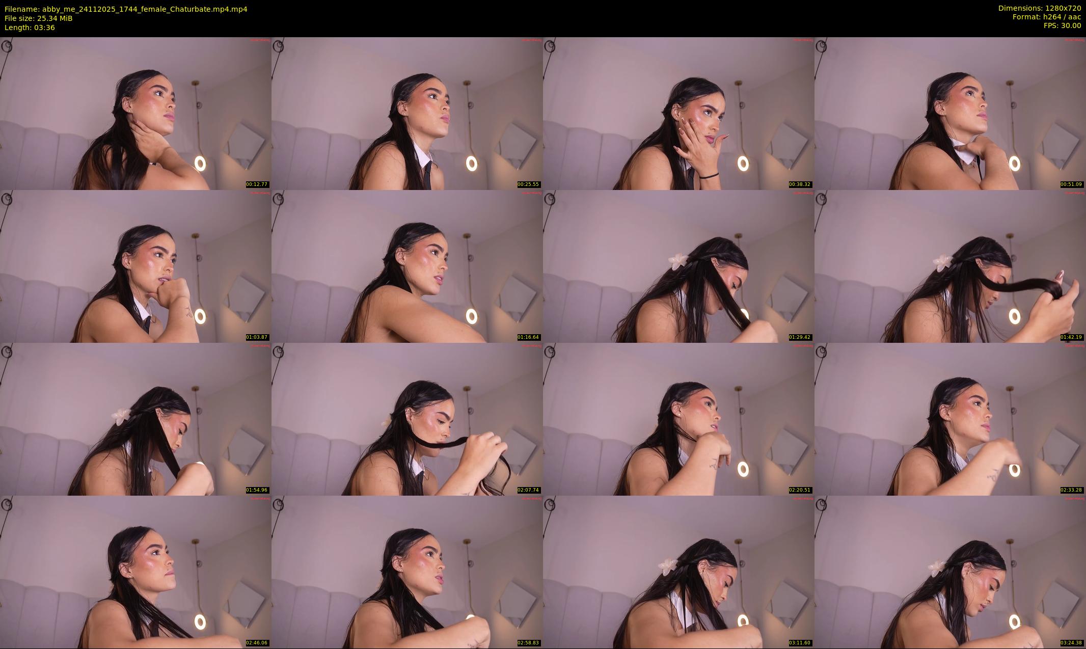abby_me — 4 minute Chaturbate female cam show recording, 720p, Nov 24, 2025